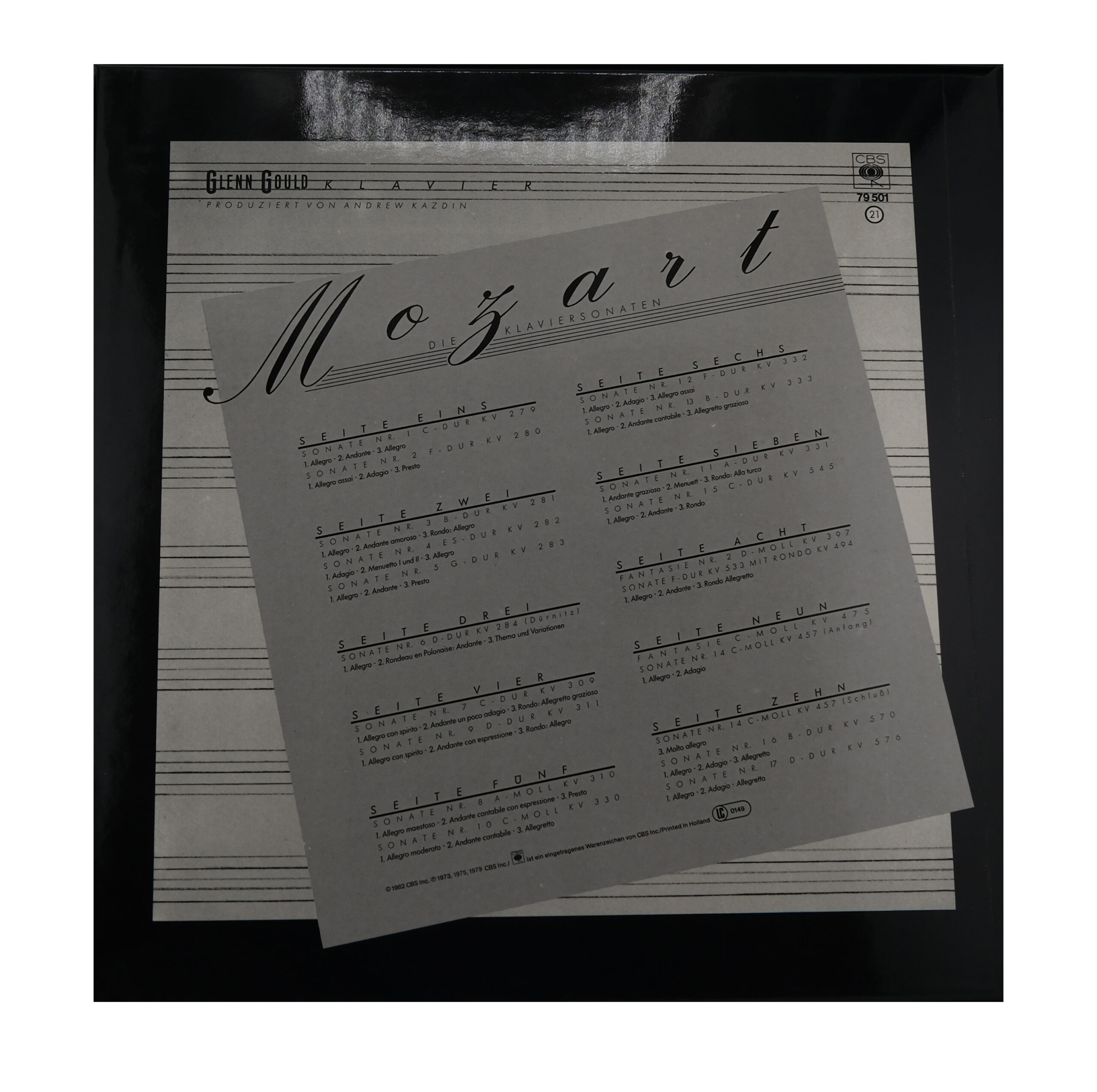Mozart par Glenn Gould : Sonates et Fantaisies (1982) – Image 2