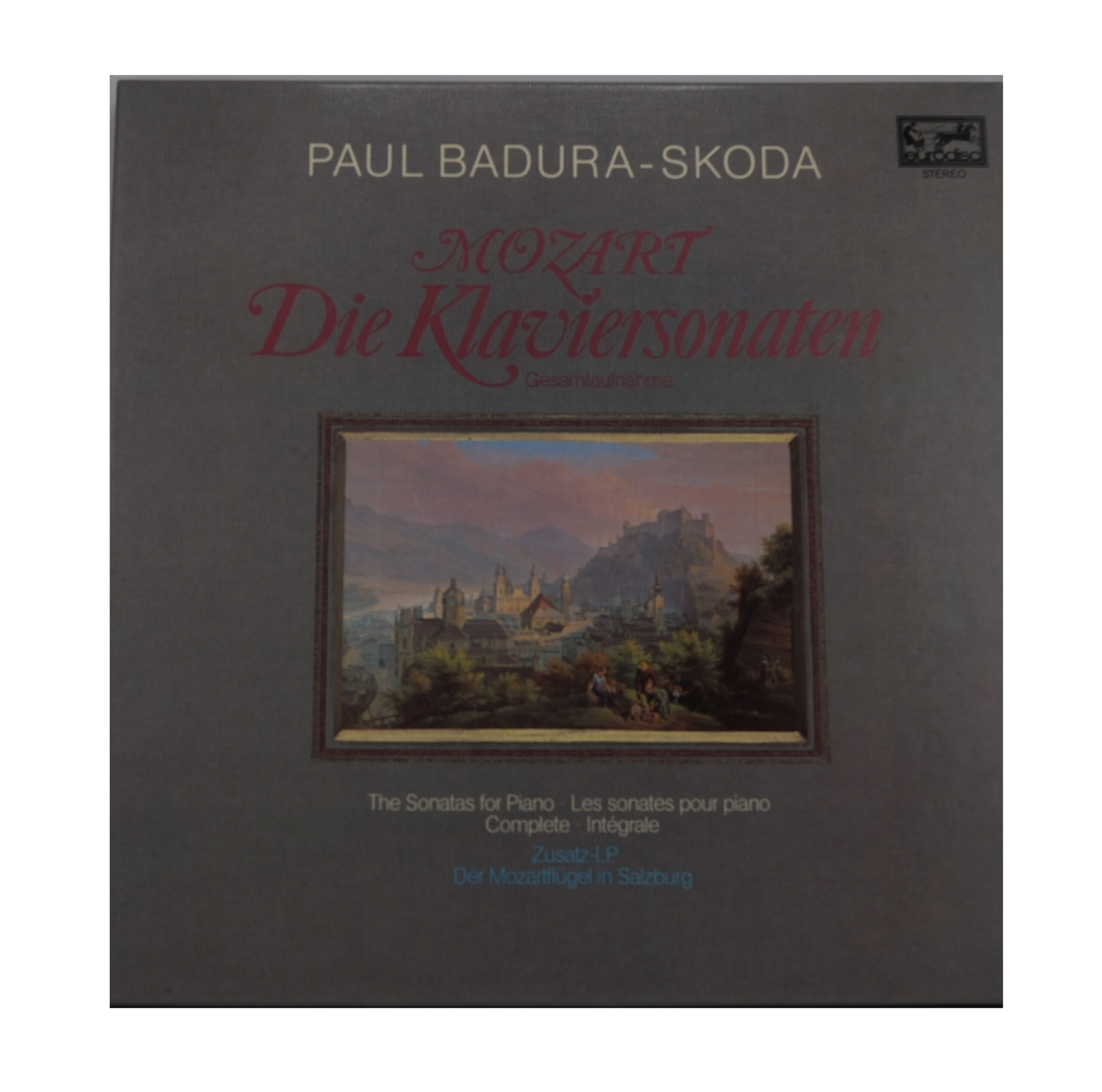 Mozart, Paul Badura Skoda, Les Sonates pour Piano, 1984