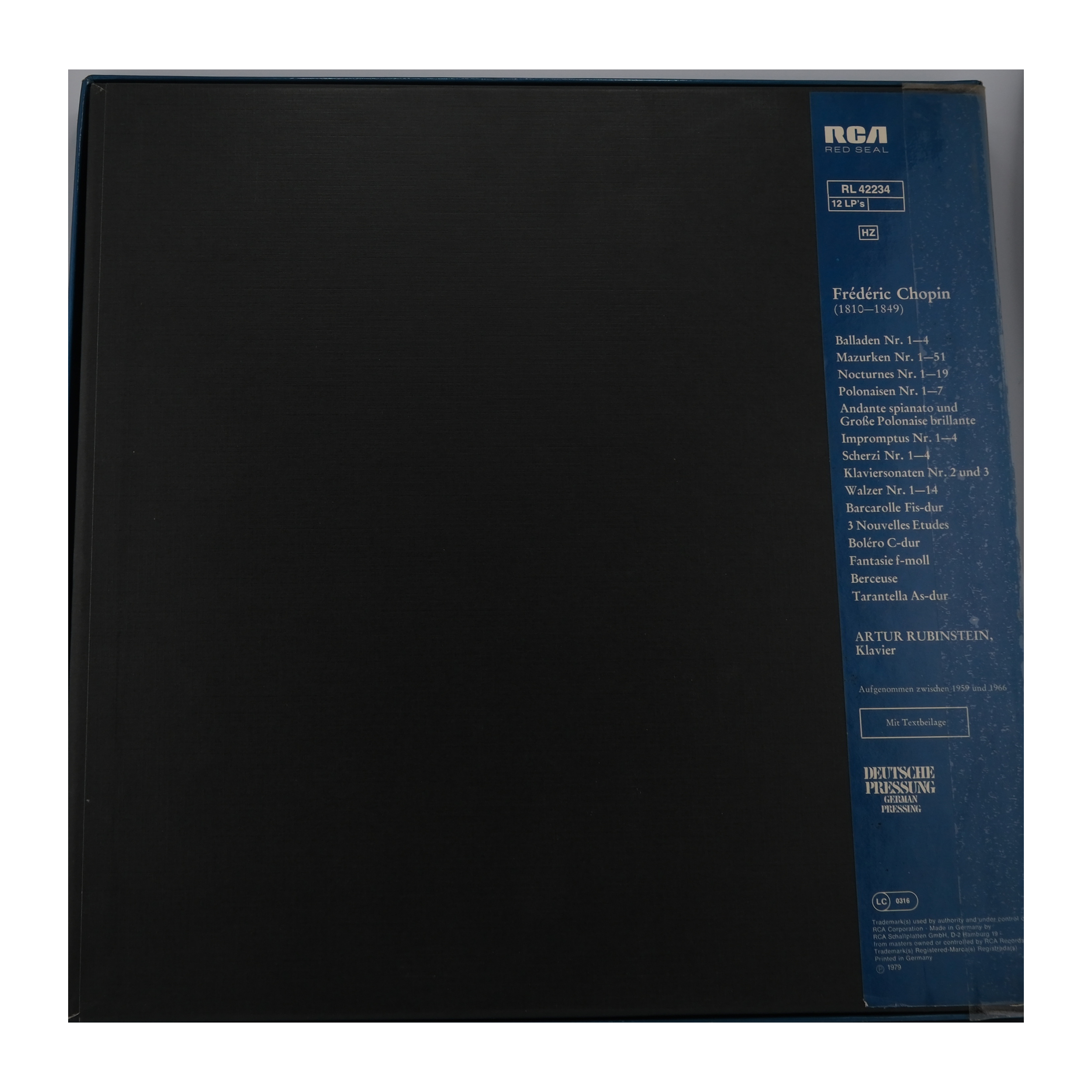 Chopin par Rubinstein - Ballades, Mazurkas - 1979