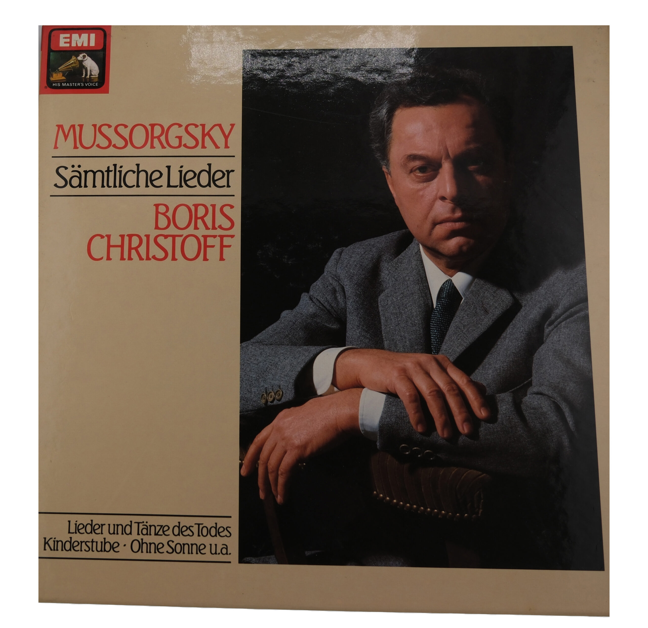 Mussorgsky, Boris Christoff, Lieder Complets