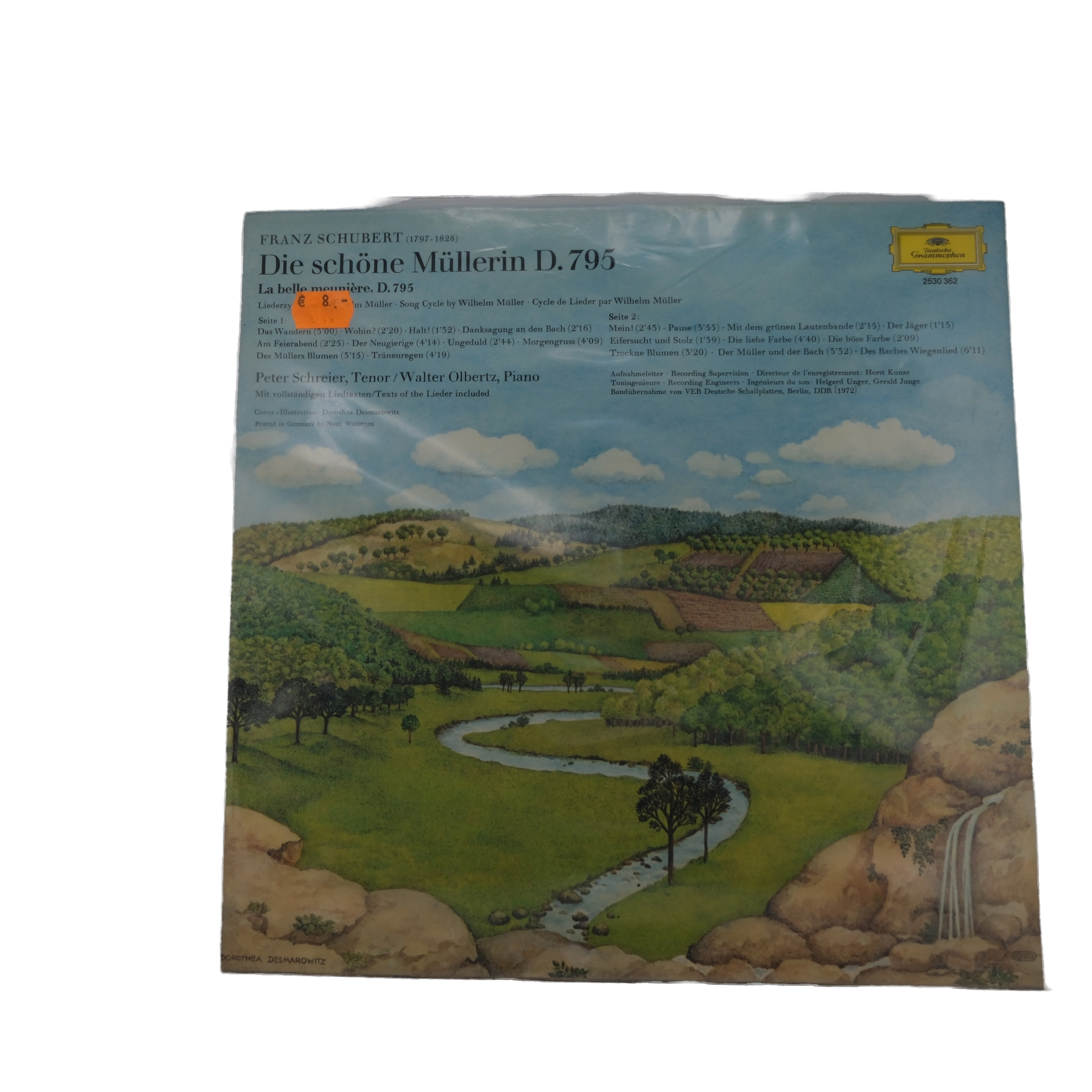 Schubert - Die Schöne Müllerin - Schreier/Olbertz 1972 – Image 2
