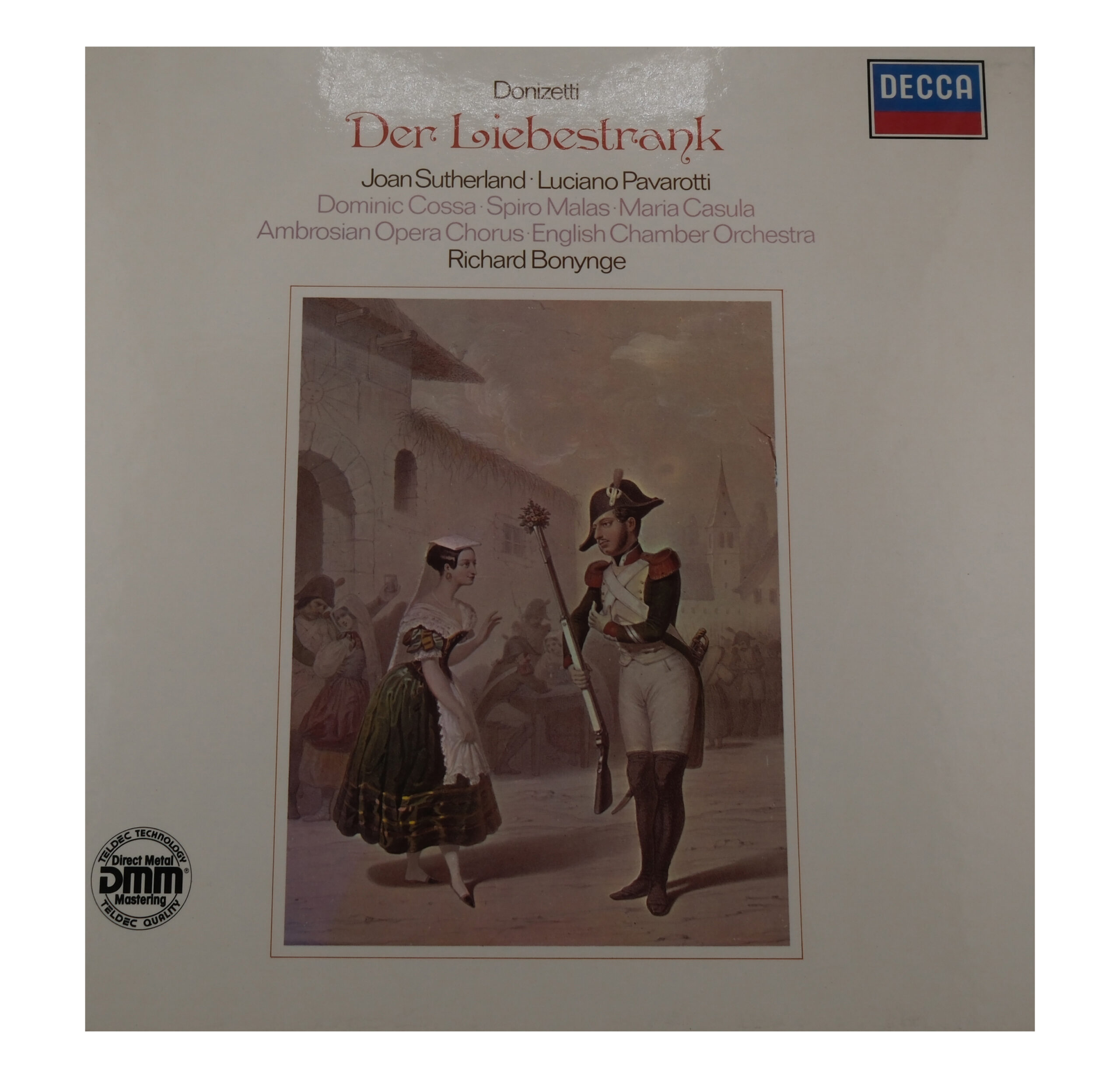 Donizetti, Sutherland, Pavarotti, L'Élixir d'amour, 1986