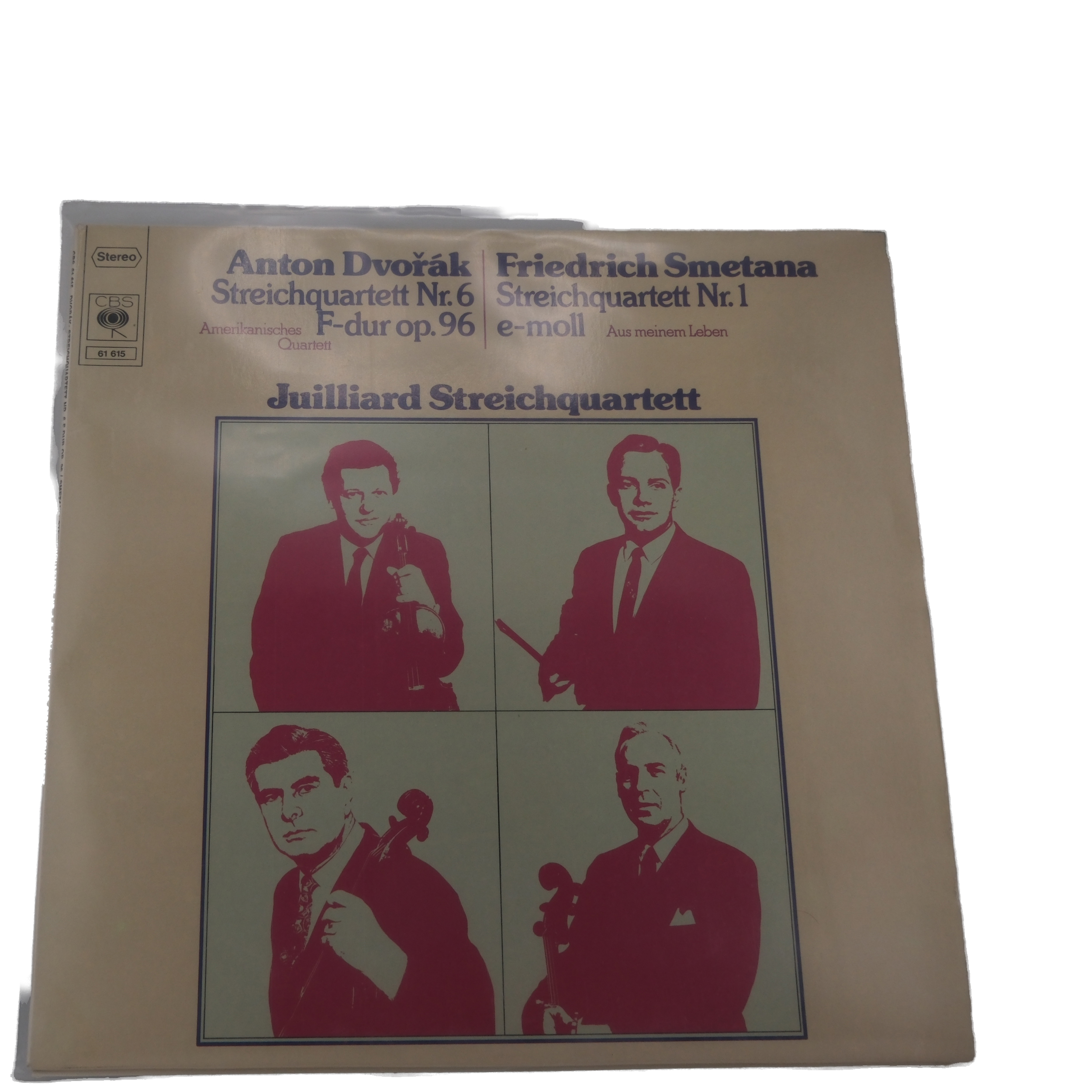 Dvořák/Smetana Streichquartett Vinyl 1975 CBS Stereo