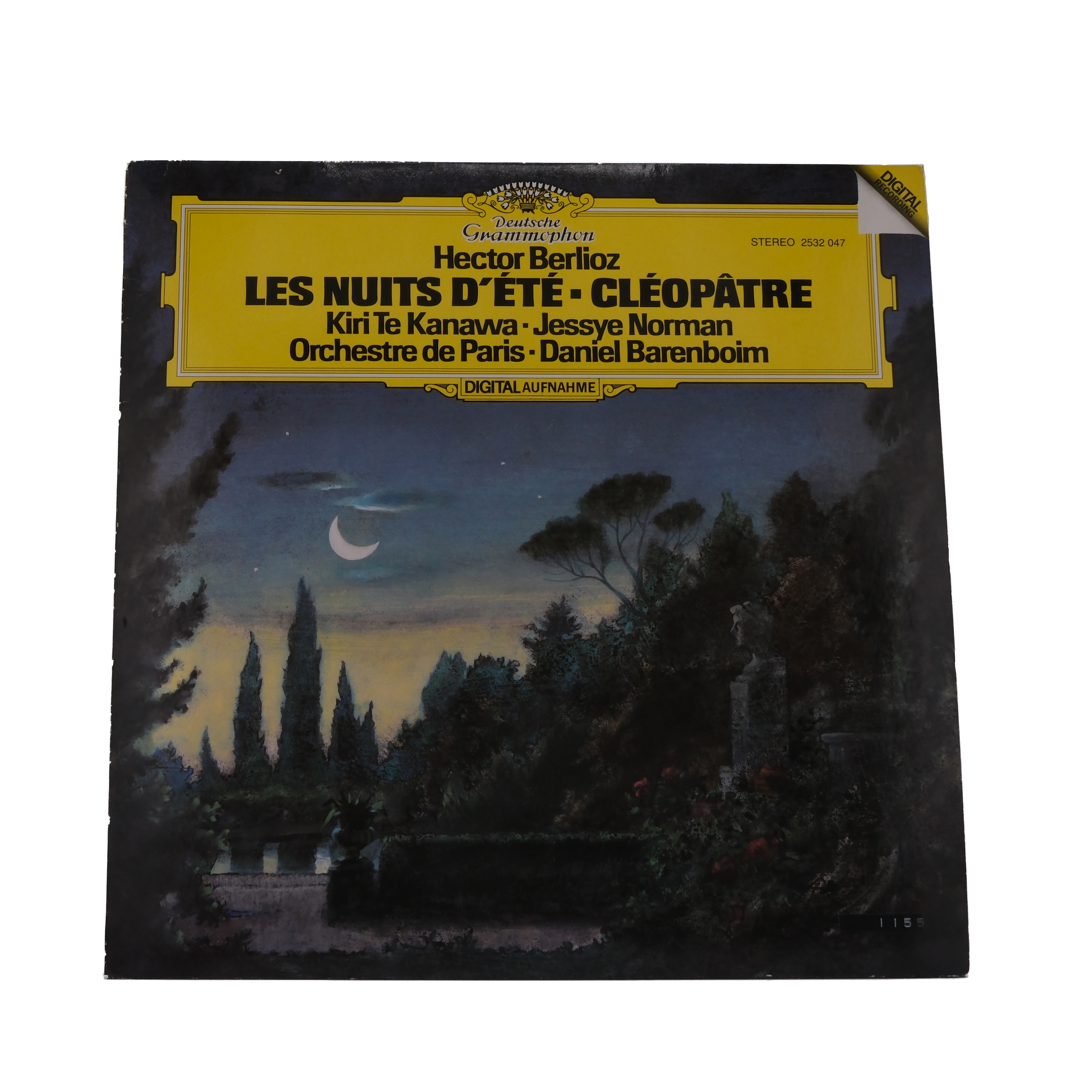 Les Nuits D'été Berlioz 1982 Deutsche Grammophon Barenboim