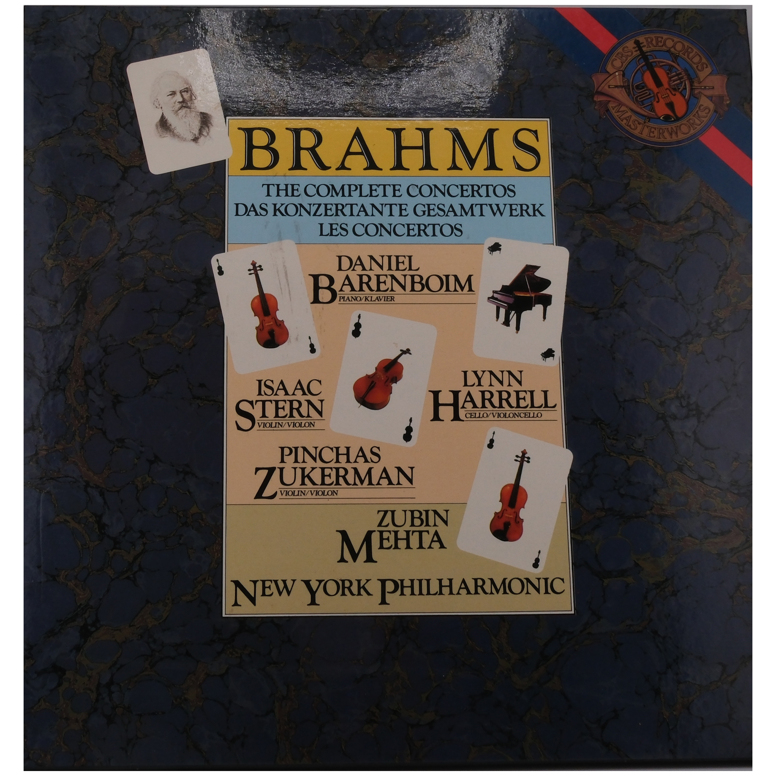 Brahms: Les Concertos, Mehta, Barenboim, Stern, 1983