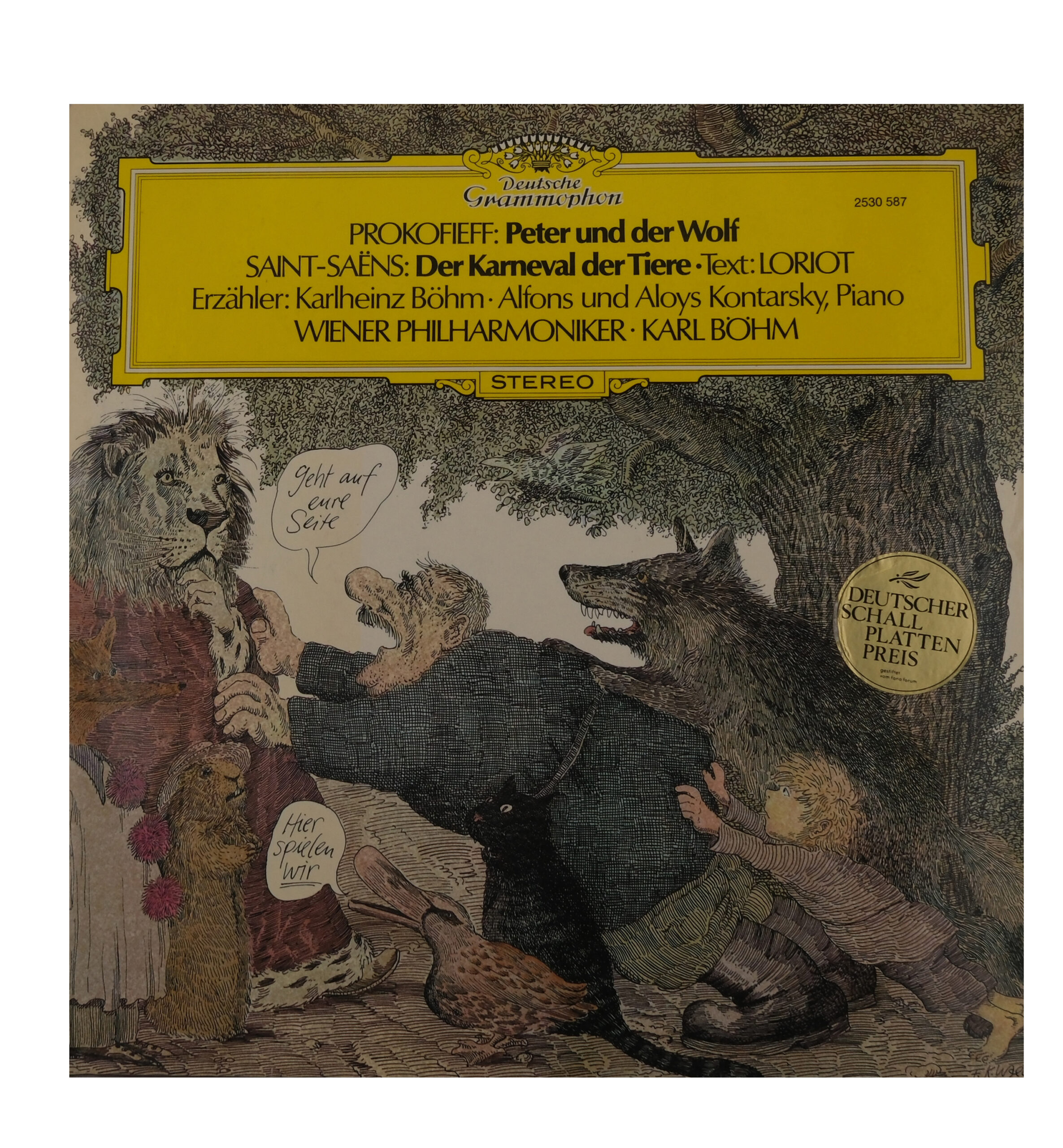 Prokofieff, Böhm: Pierre et le Loup / Saint-Saëns, 1975