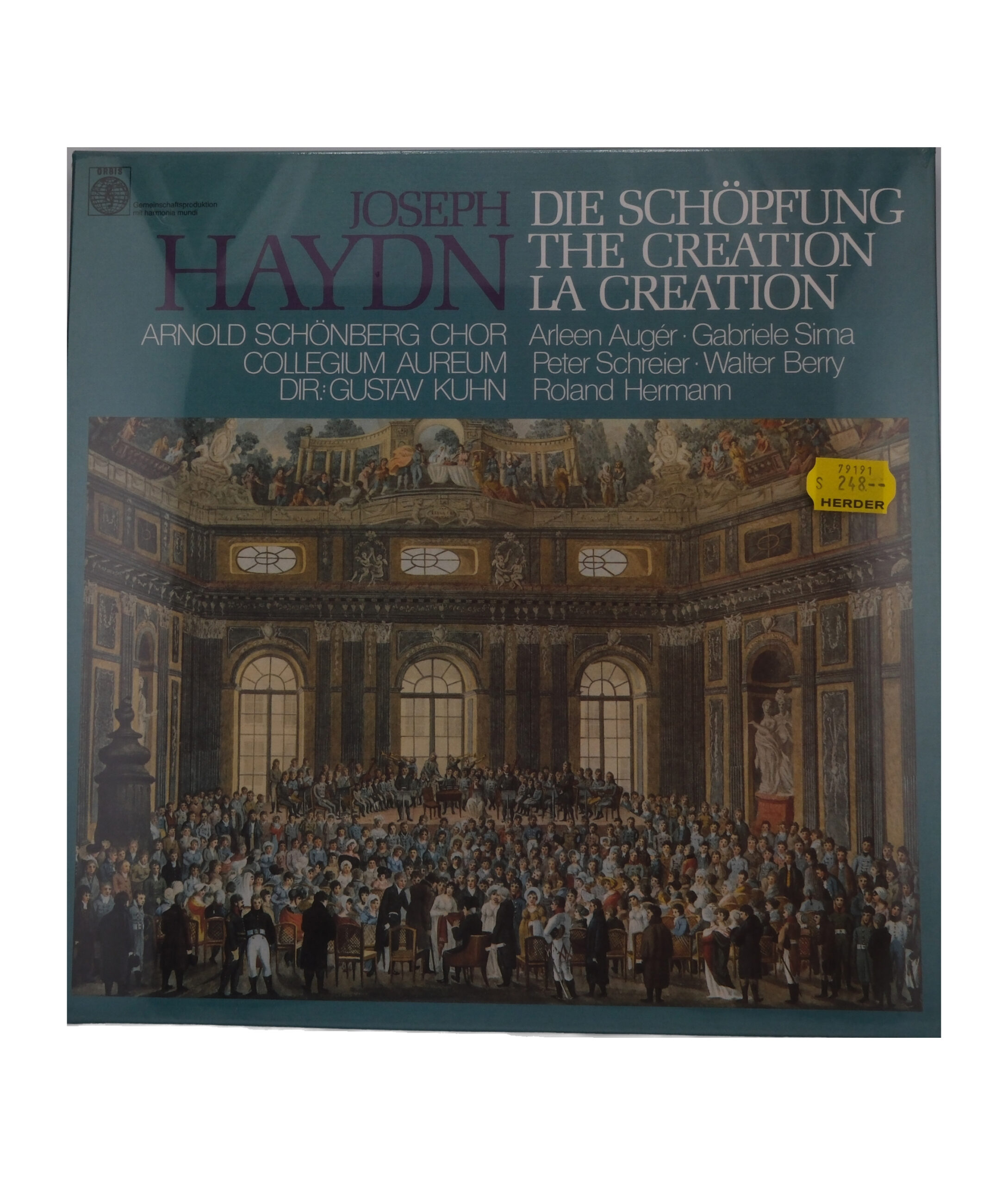 Haydn La Création Kuhn Augér Schreier Hermann 1983