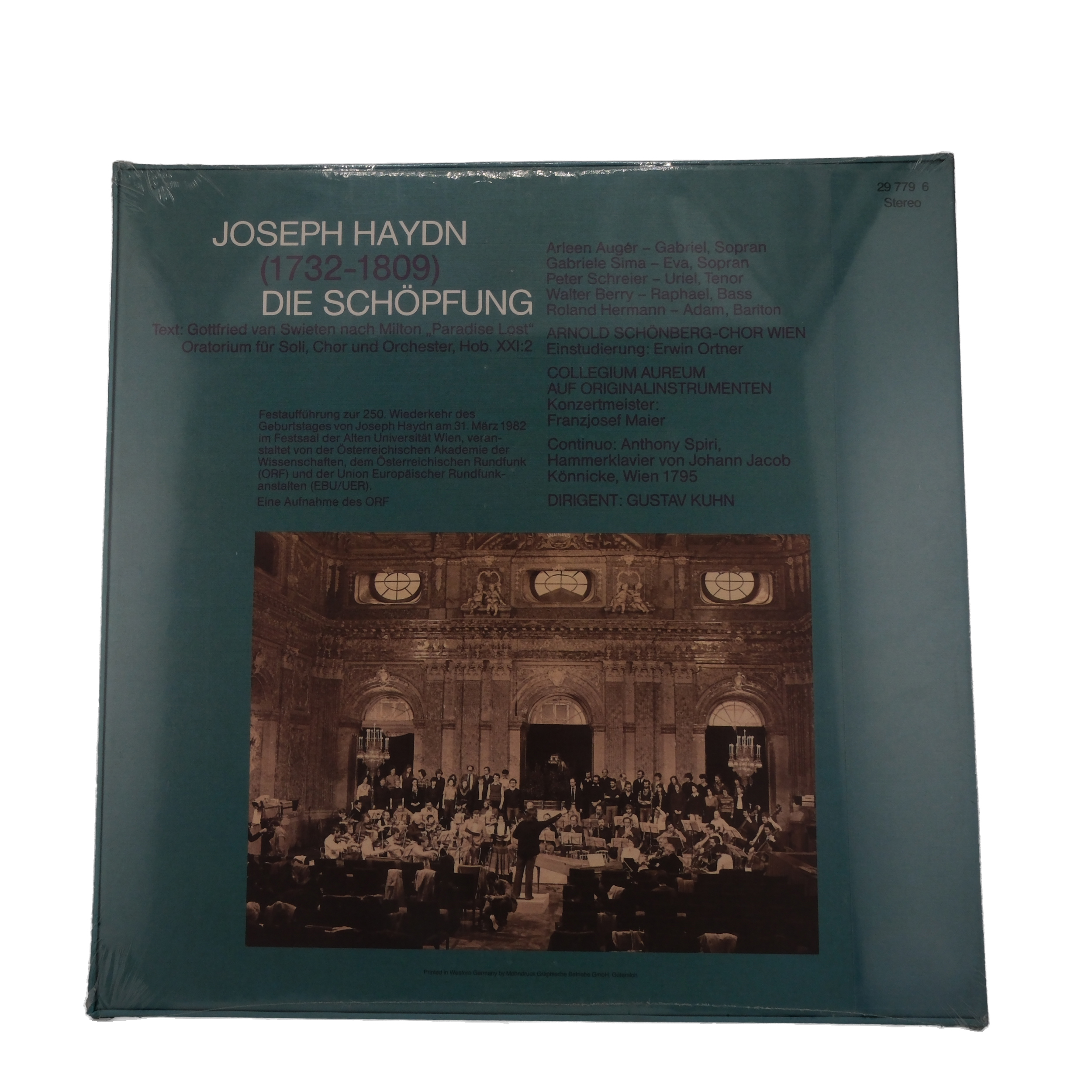 Haydn La Création Kuhn Augér Schreier Hermann 1983 – Image 2