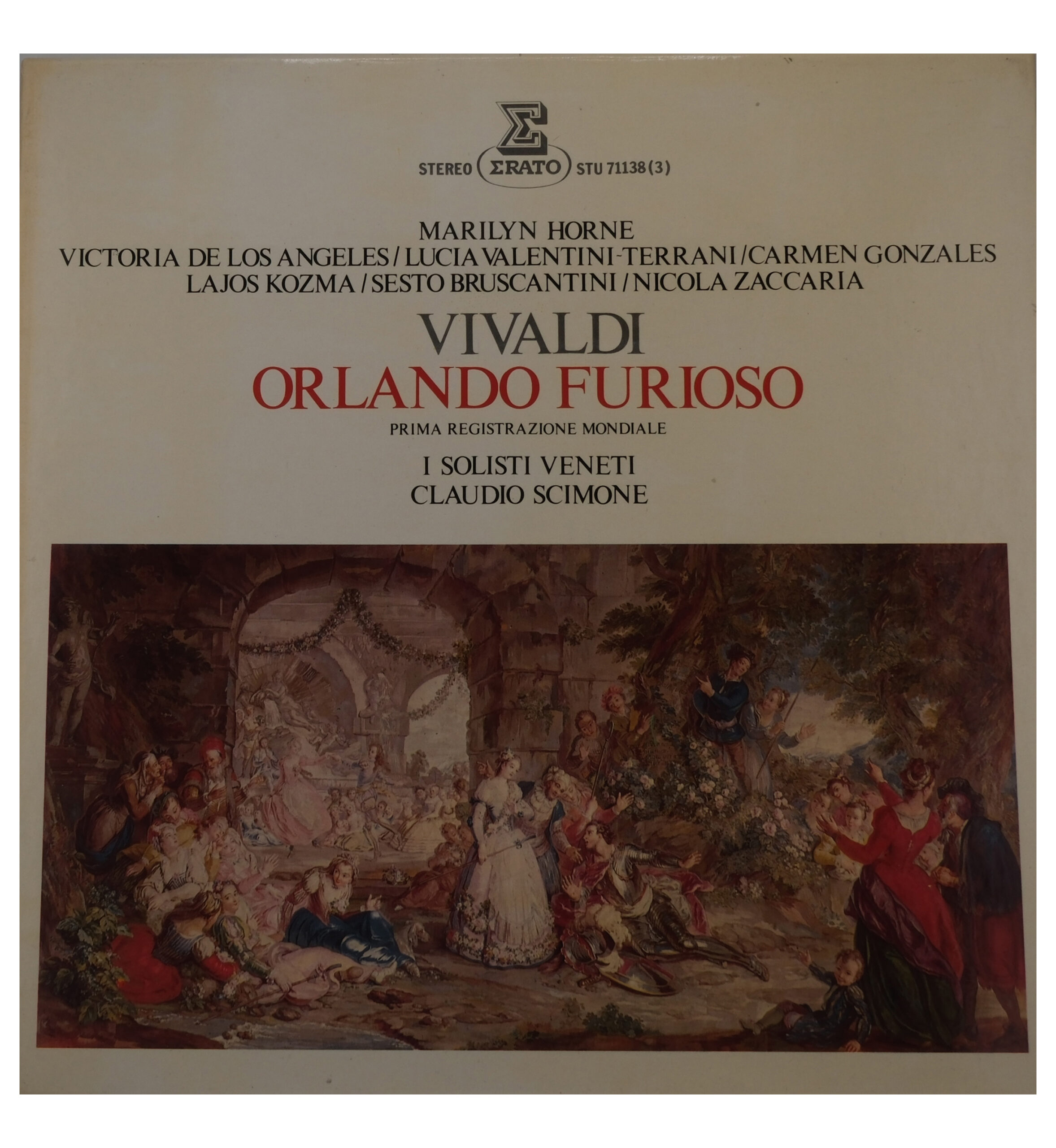 Vivaldi, Scimone, Orlando Furioso (Fr), 3xLP, 1978, Erato