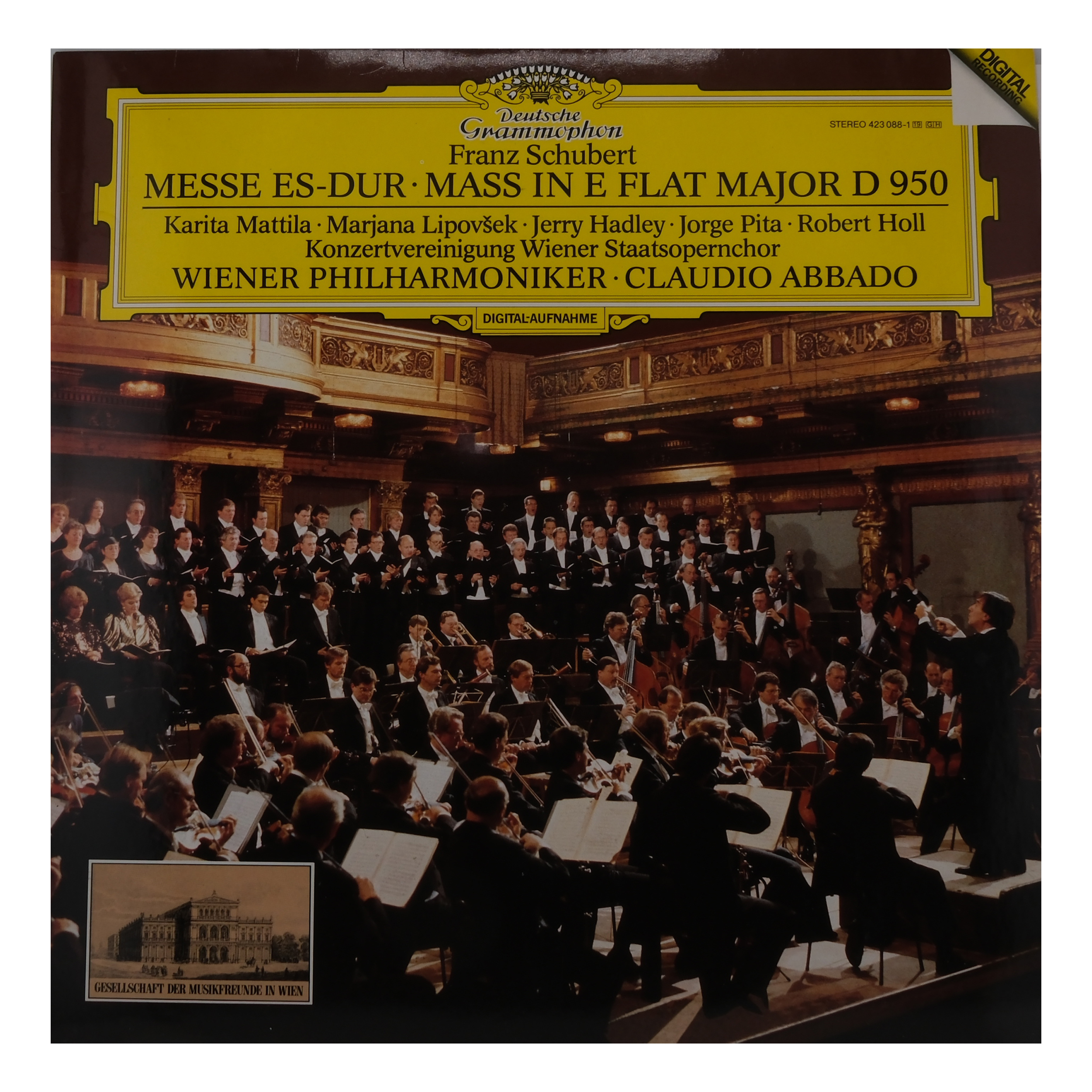 Schubert Abbado Wiener Messe en mi bémol 1988 Stereo