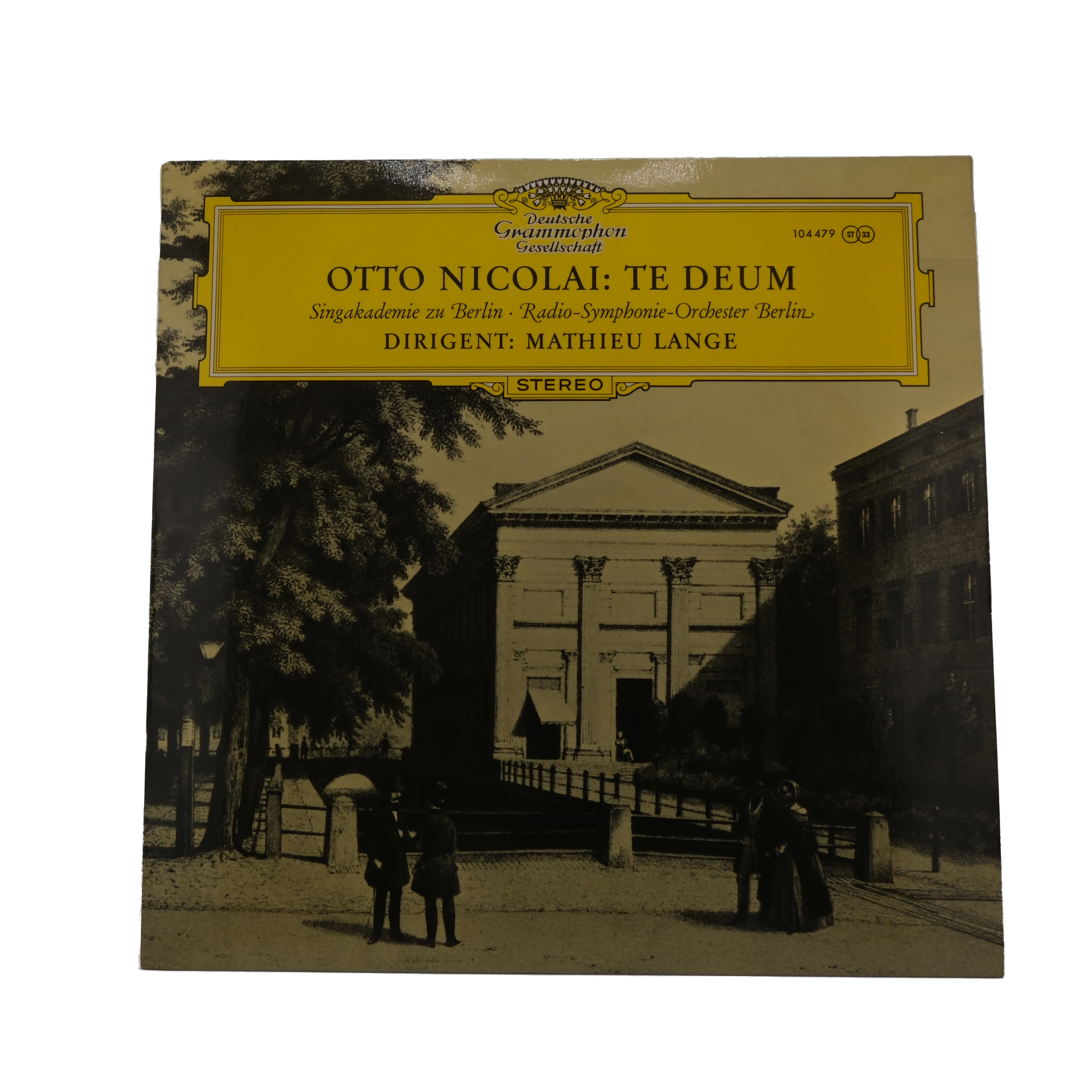 Otto Nicolai, Te Deum, Mathieu Lange, 1966, CD