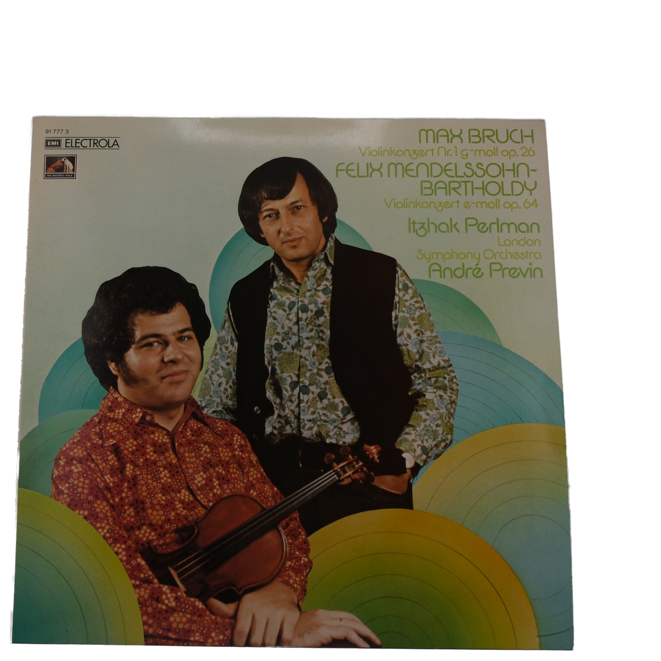 Bruch Mendelssohn Perlman Previn Concerto pour Violon 1975