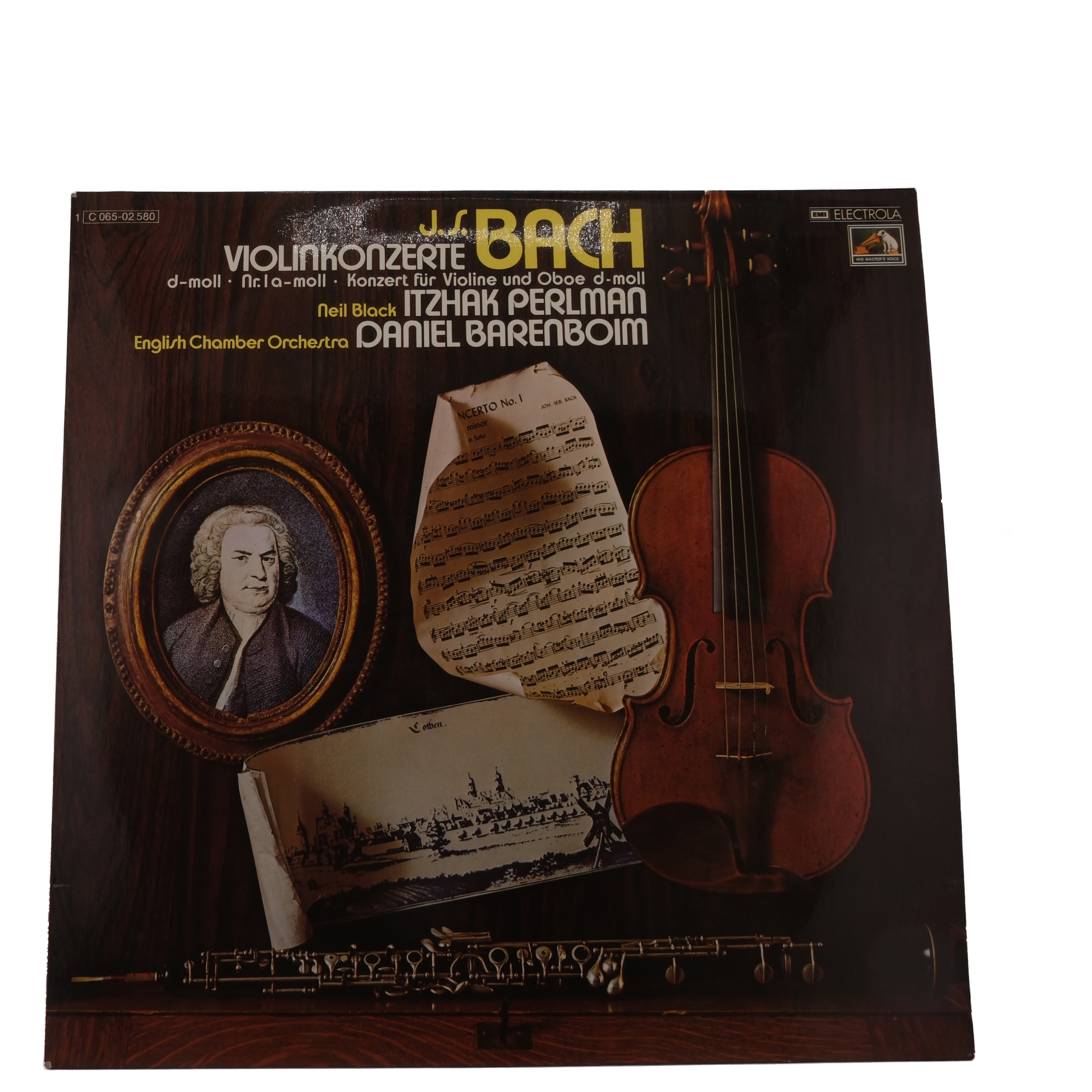 Bach, Barenboim, Perlman - Concertos pour Violon - 1975