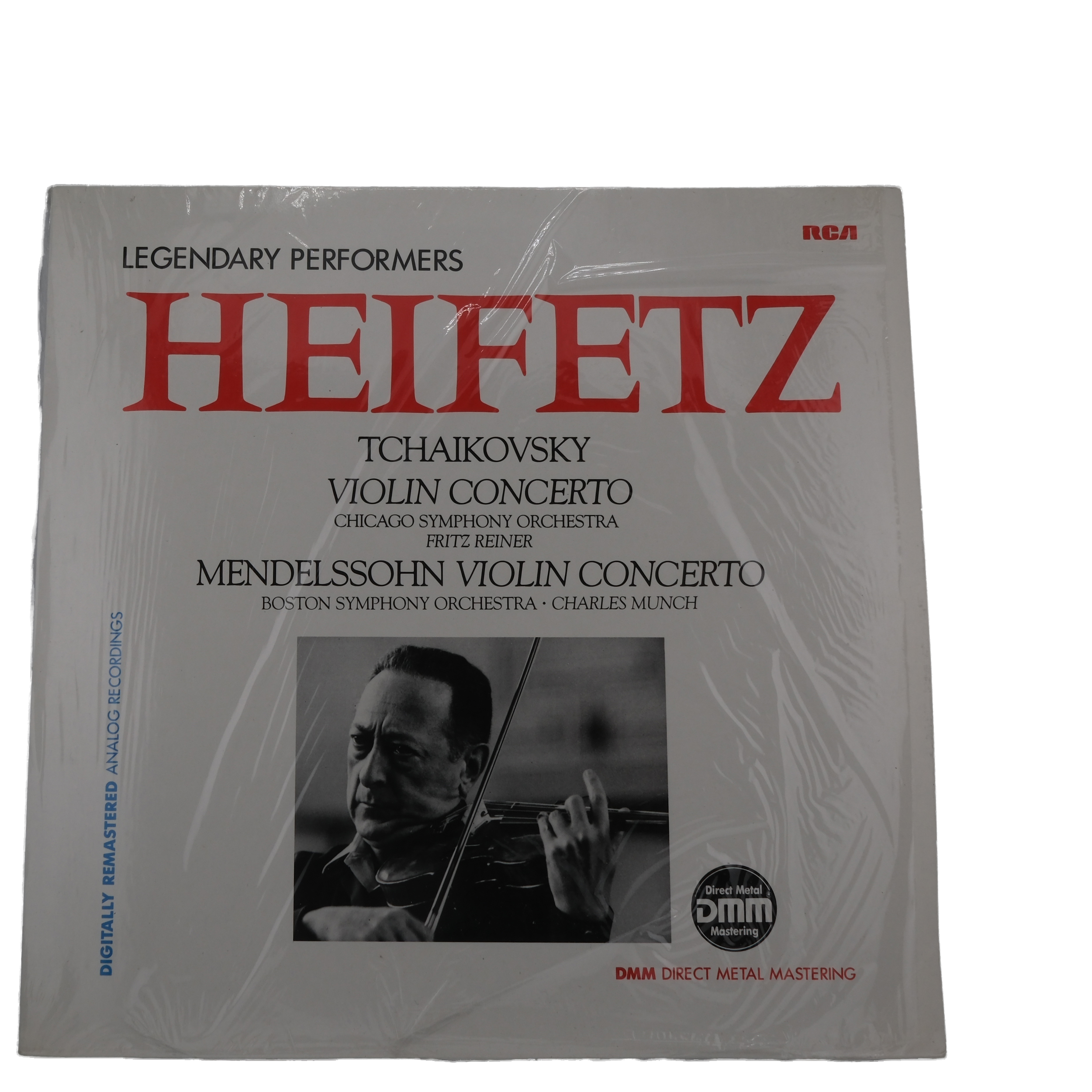 Heifetz Tchaikovsky Violin Concerto Mendelssohn 1986 RCA Gold Seal