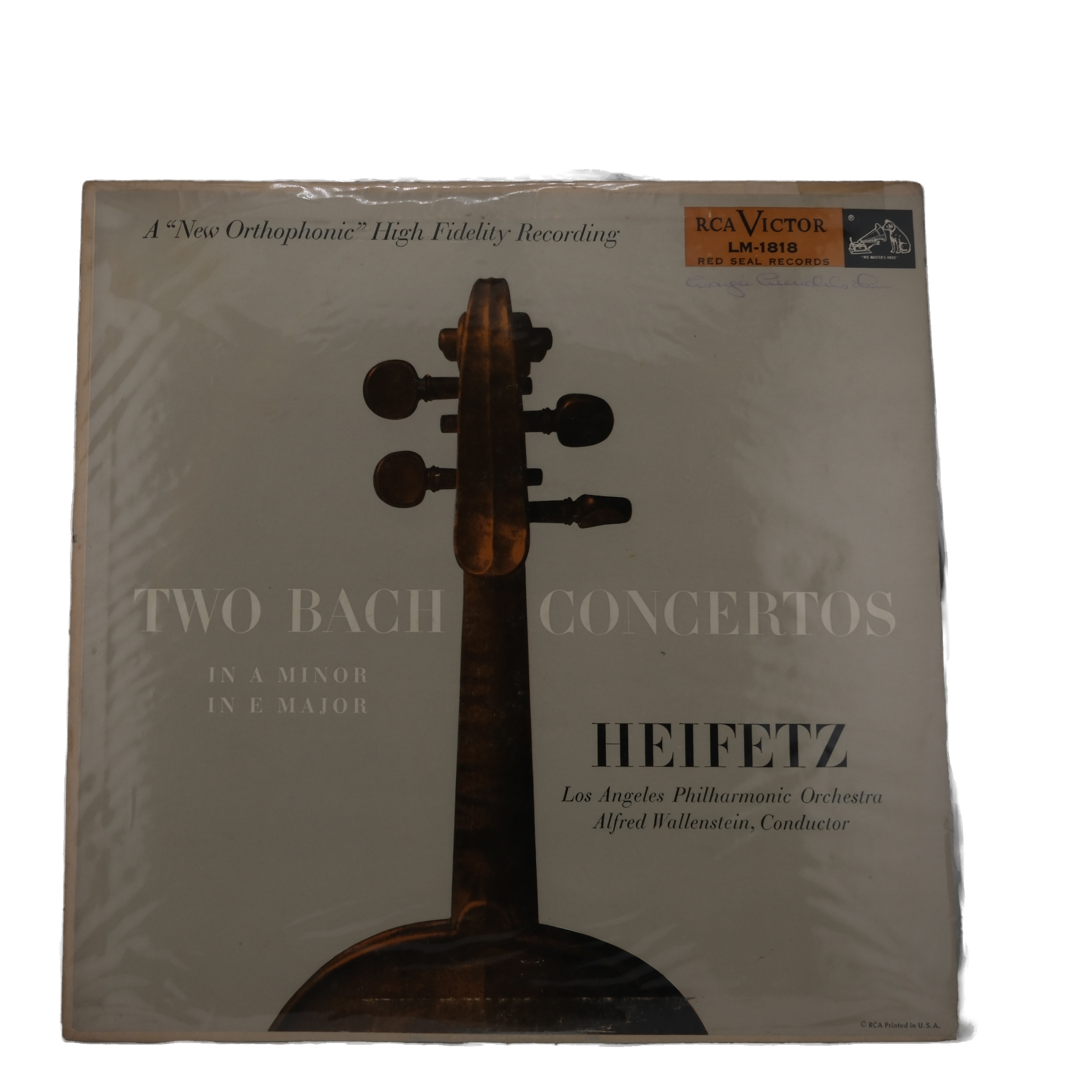 Bach: Deux Concertos - Heifetz, Wallenstein - 1954