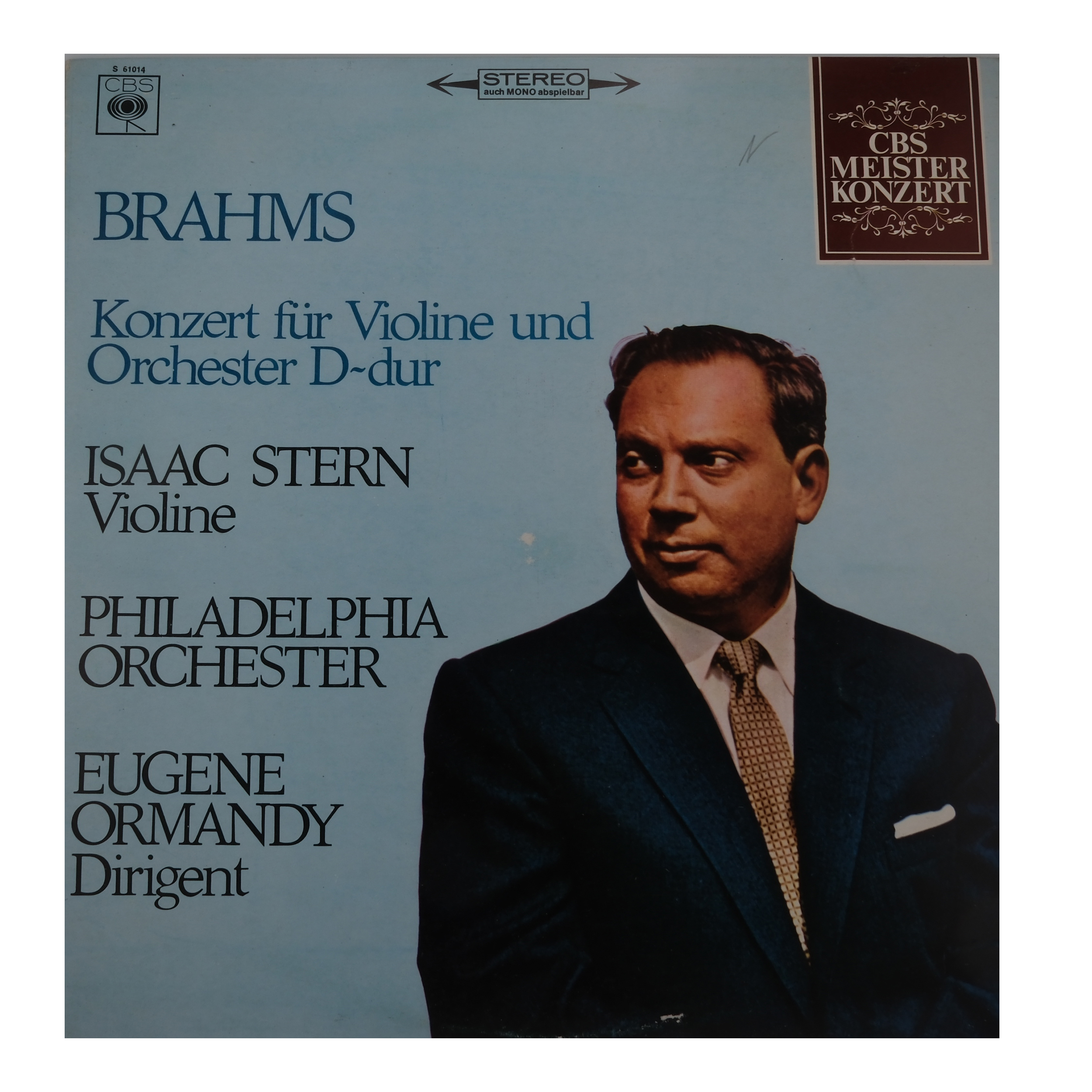 Brahms, Stern, Ormandy: Concerto Violon 1967 CBS