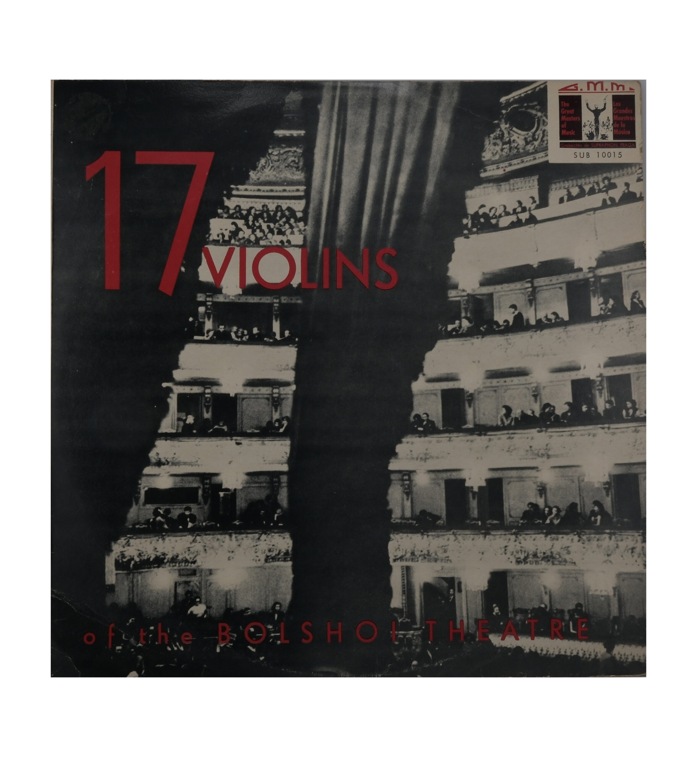 17 Violins, Bolshoi Theatre, Mélodies Classiques, Mono, Supraphon