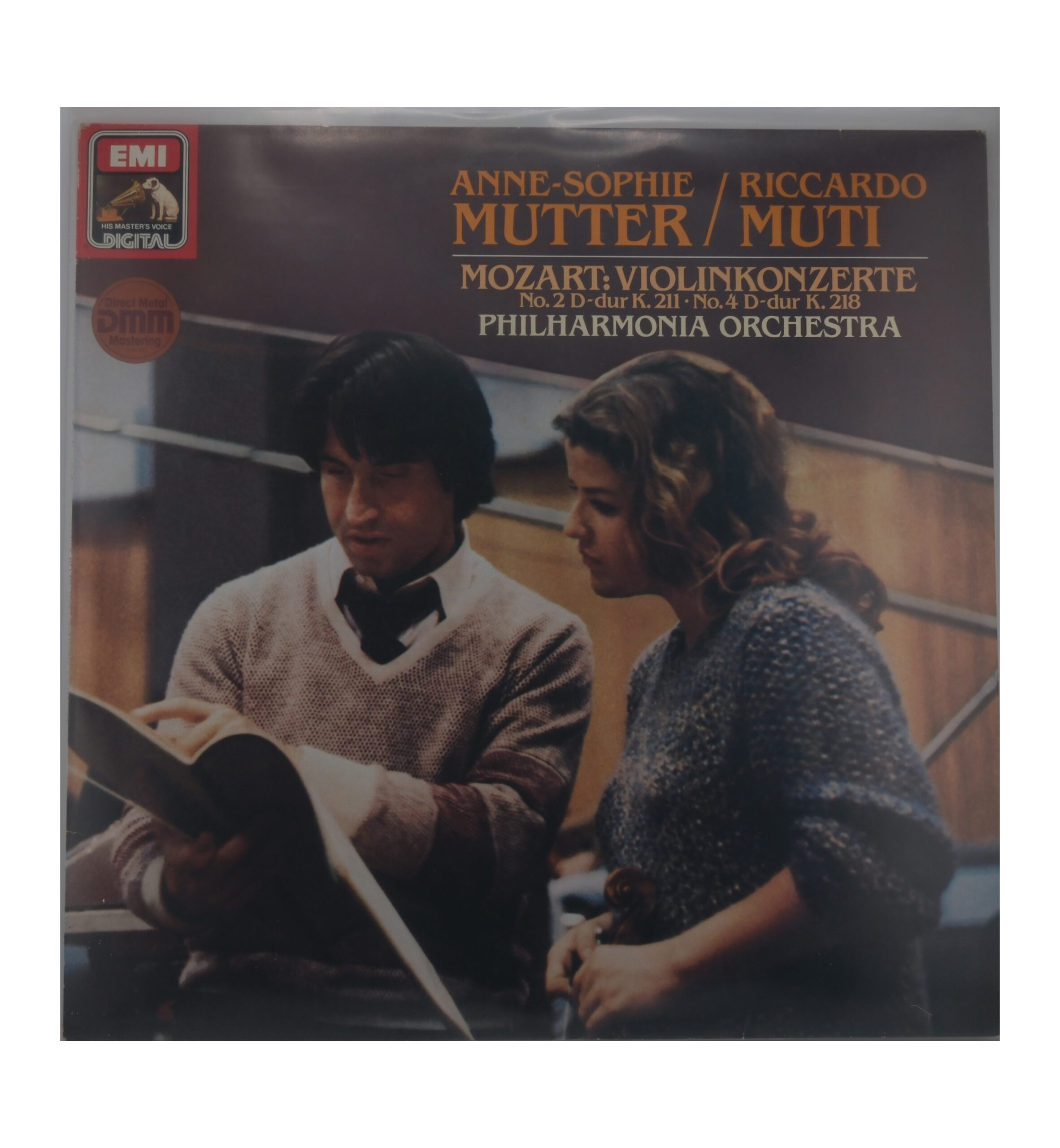 MOZART, Mutter, Muti : Concertos pour Violon Nos 2 & 4 (1982)