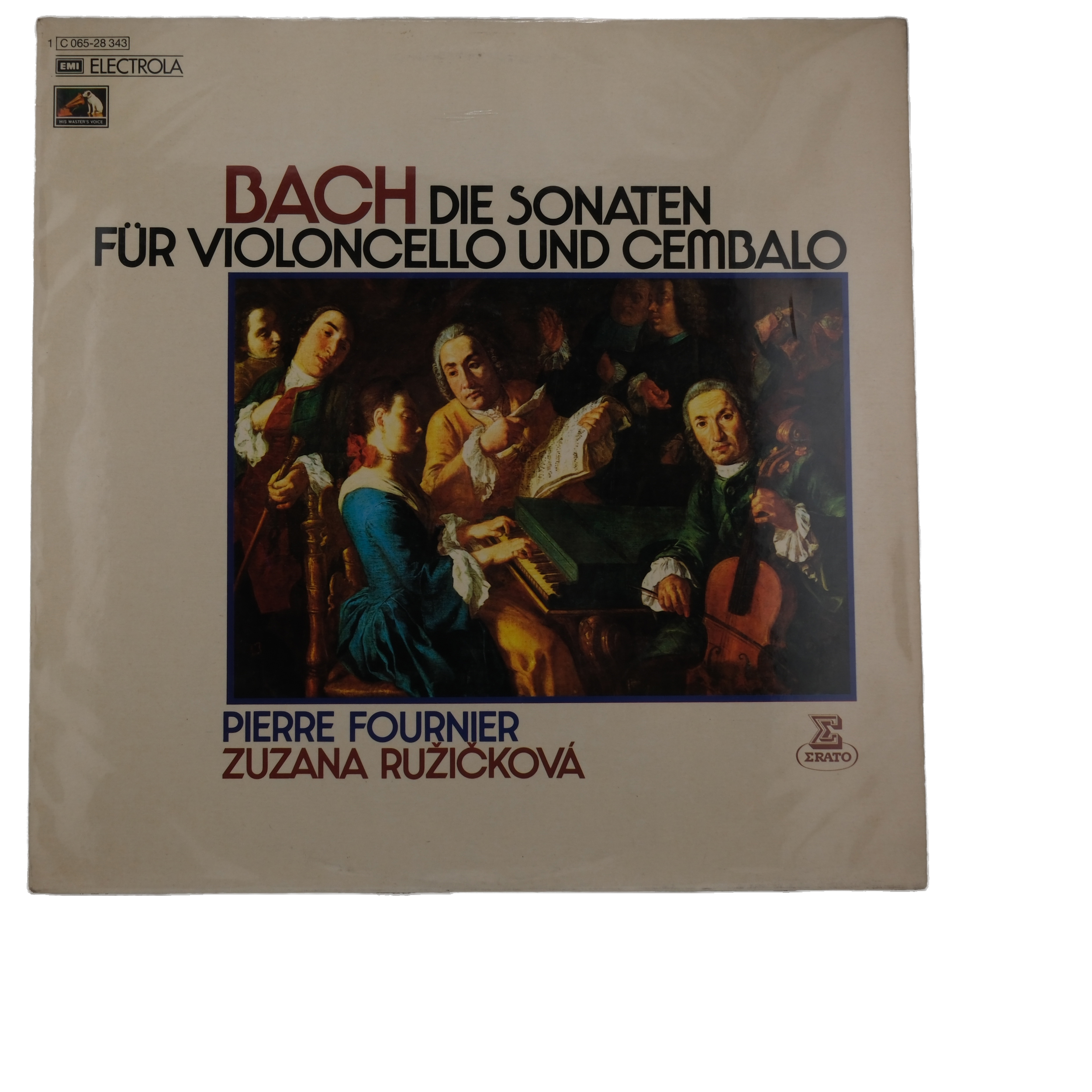 Bach Dirigé Par Pierre Fournier Zuzana Ruzickova 1973