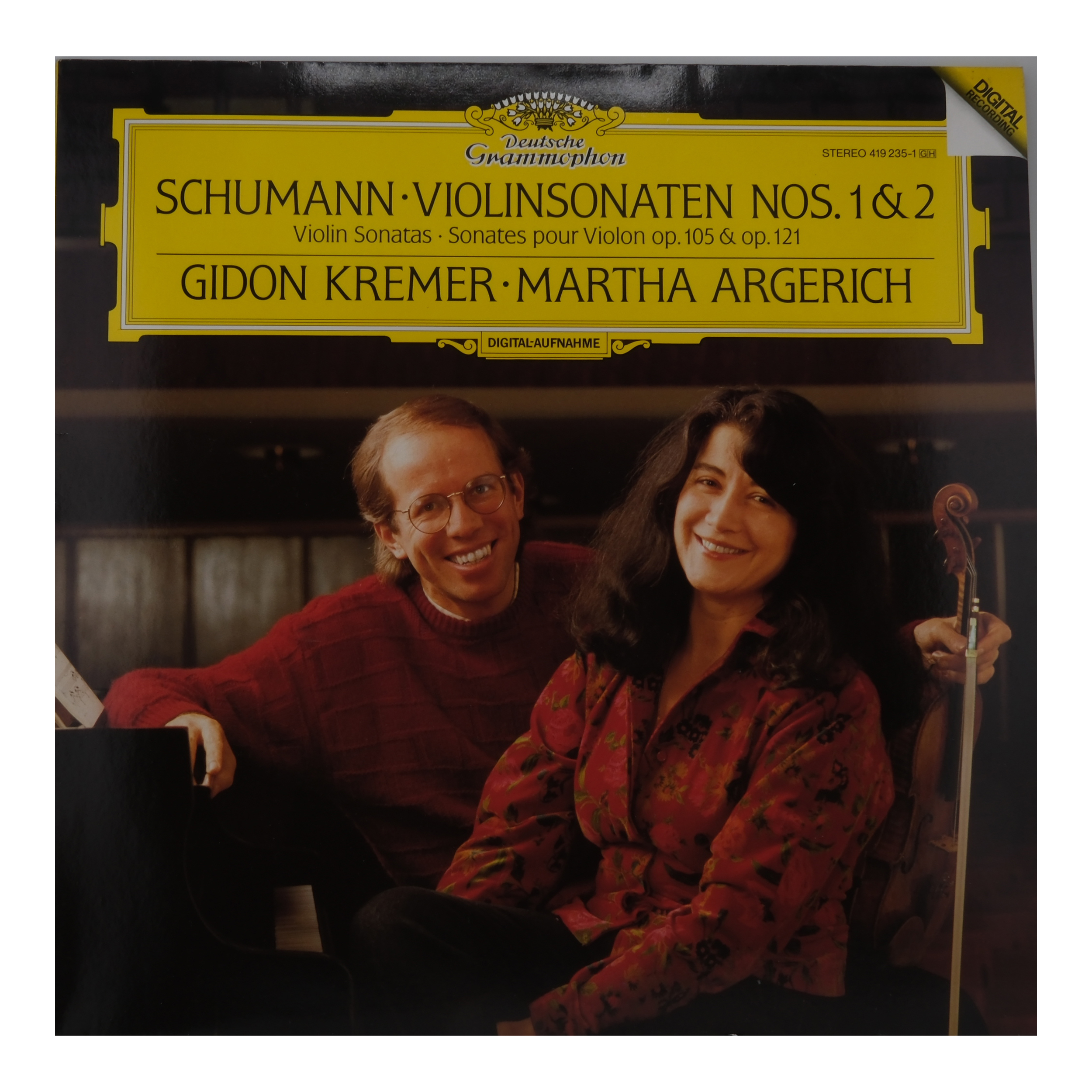 Schumann Kremer Argerich Sonates Violon Op. 105 & 121 1986