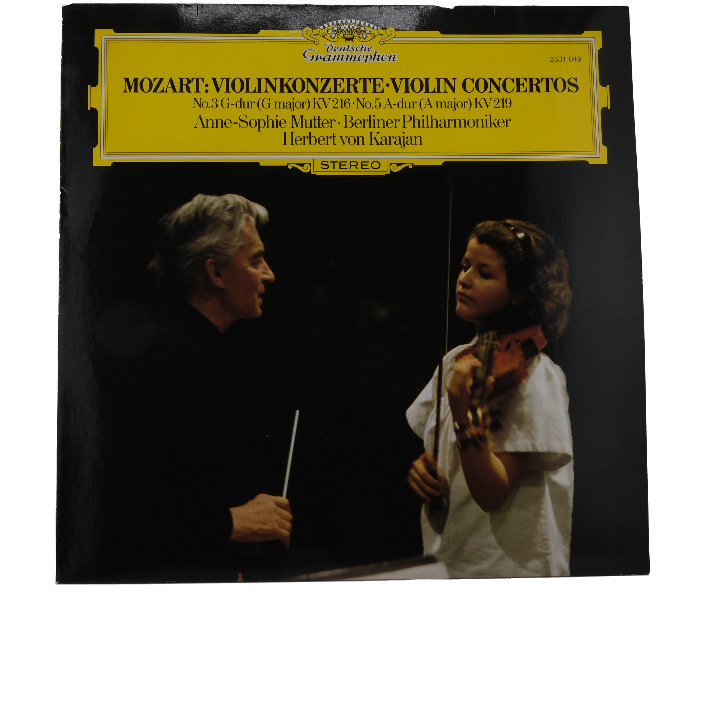 Mozart, Anne Sophie Mutter, Violon, Karajan, Concertos, 1978