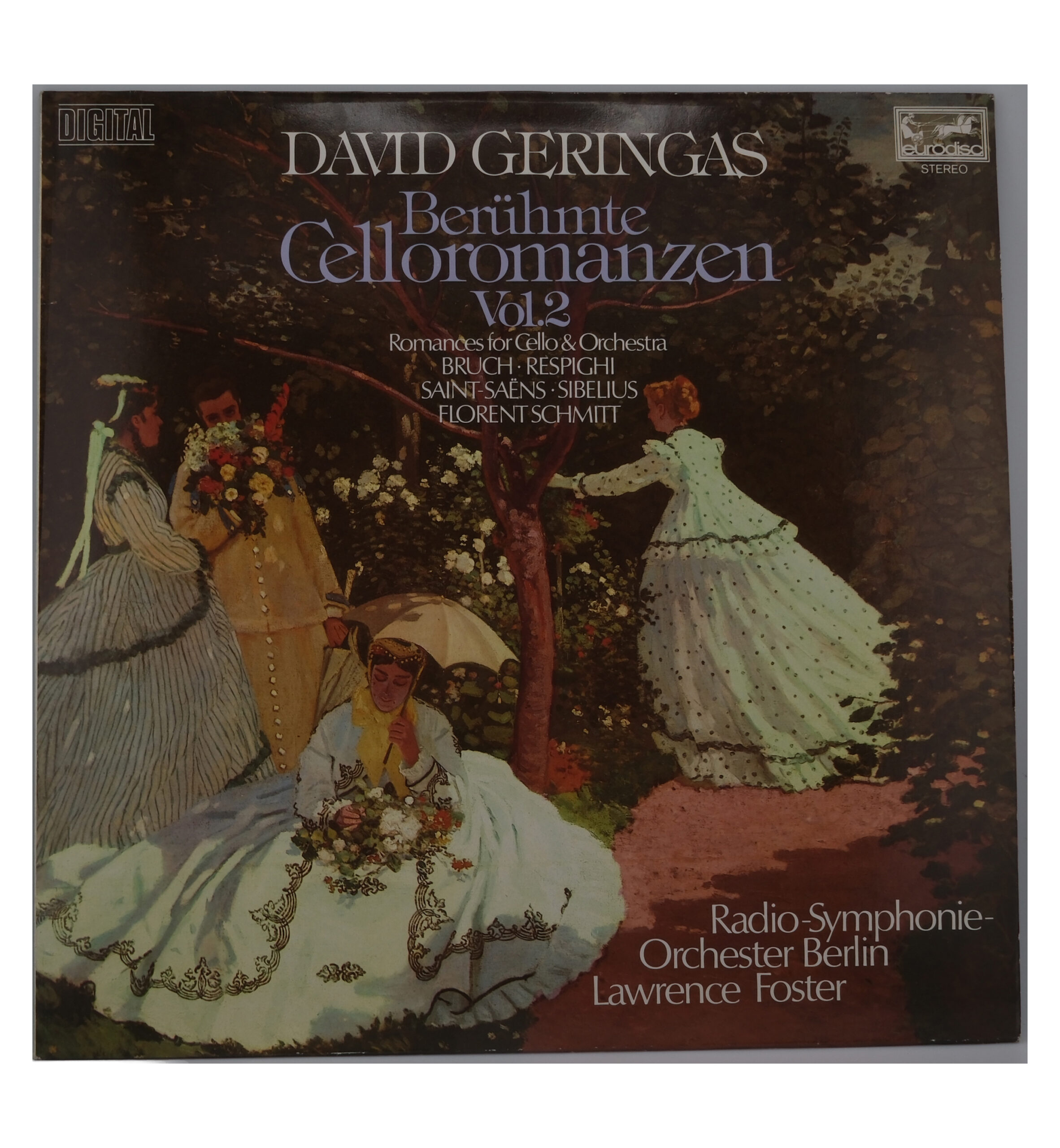 Bruch, Foster, Romances pour Violoncelle, Vol. 2, Eurodisc
