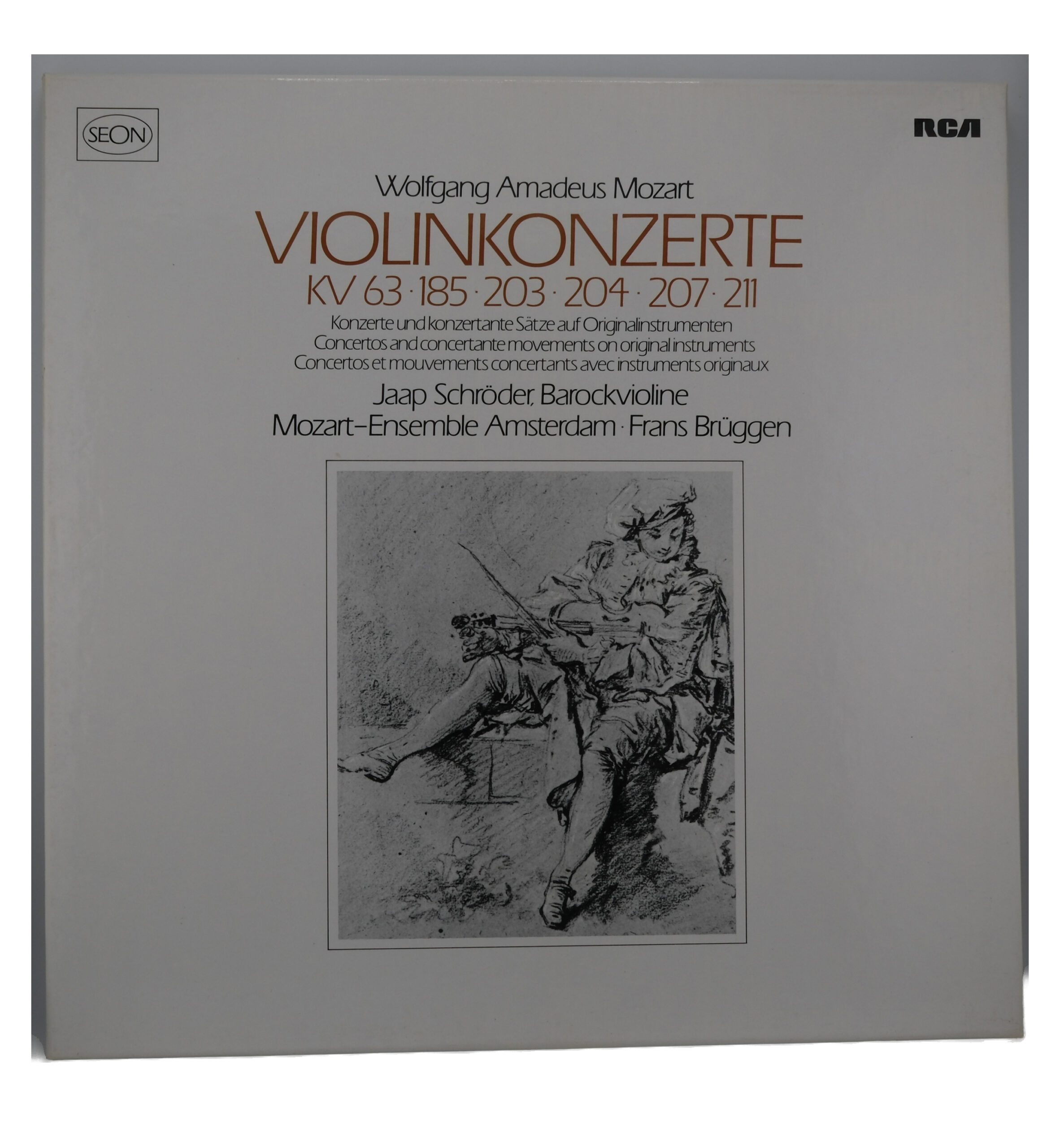 Mozart par Brüggen et Schröder: Concertos et Sérénades, 1980