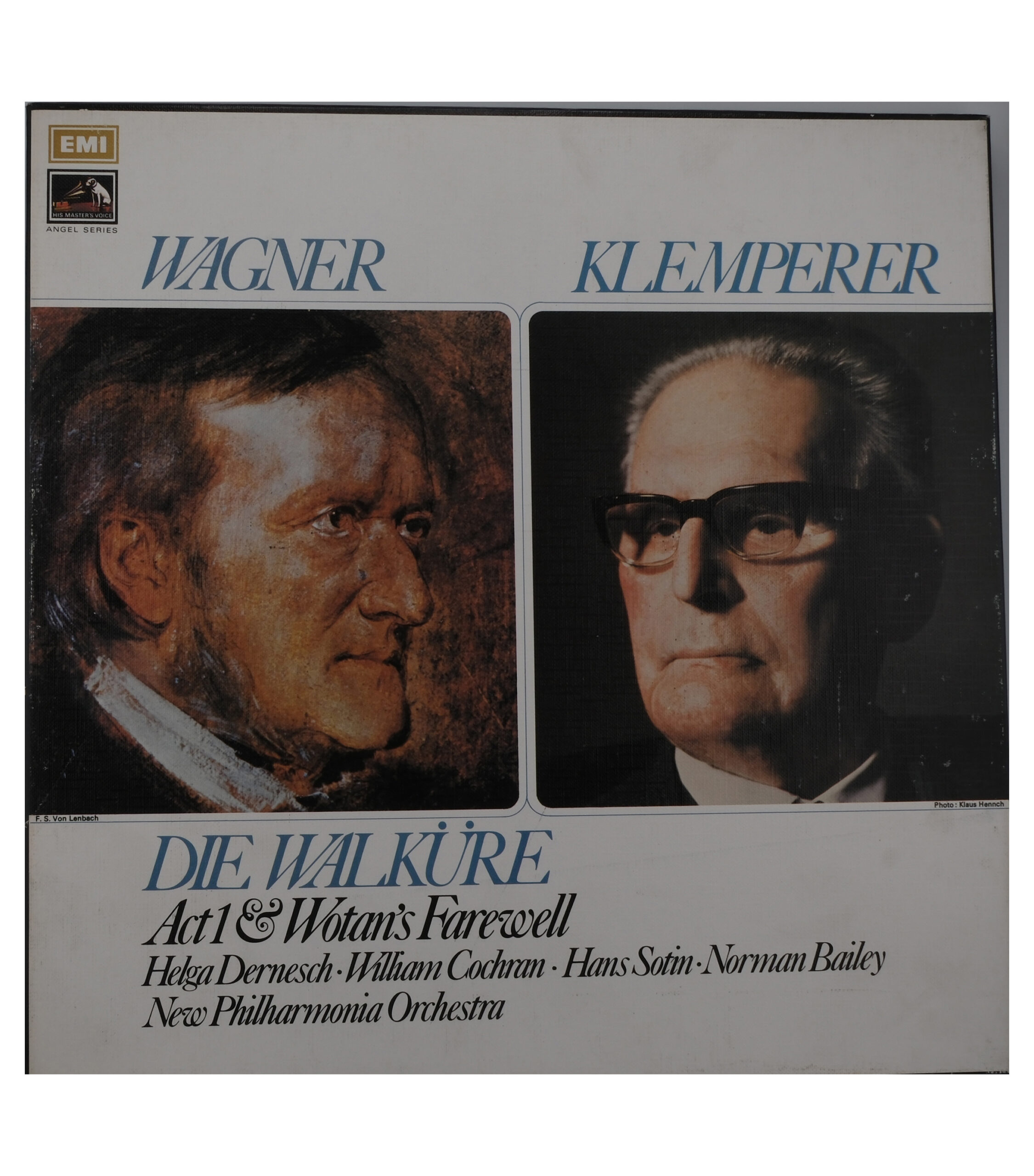 Wagner, Klemperer, 1973 - His Master's Voice, Stereo