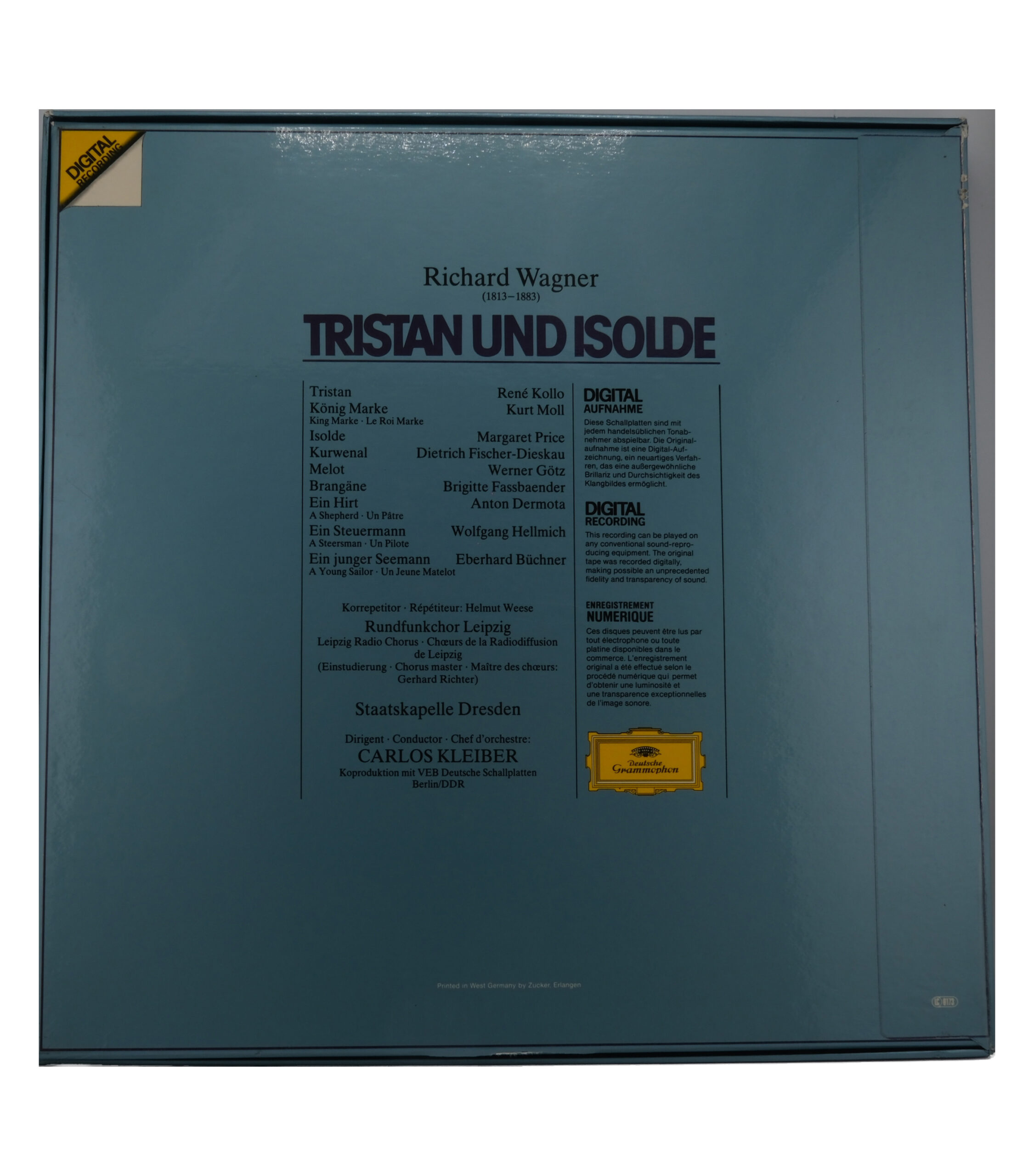 Wagner, Carlos Kleiber, Tristan et Isolde, 1982 – Image 2