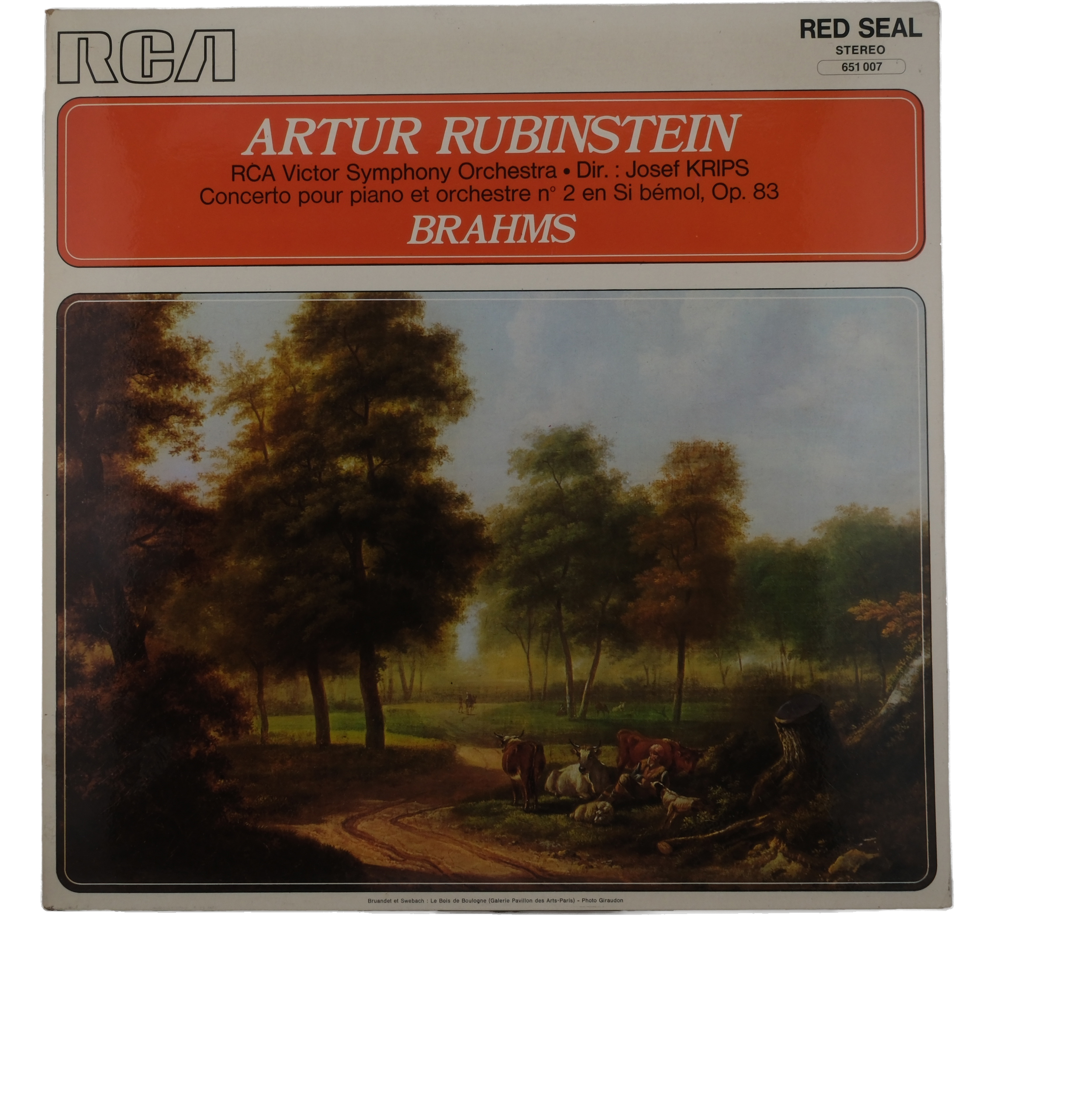 Brahms, Rubinstein, Krips - Concerto pour Piano N°2 (1981)