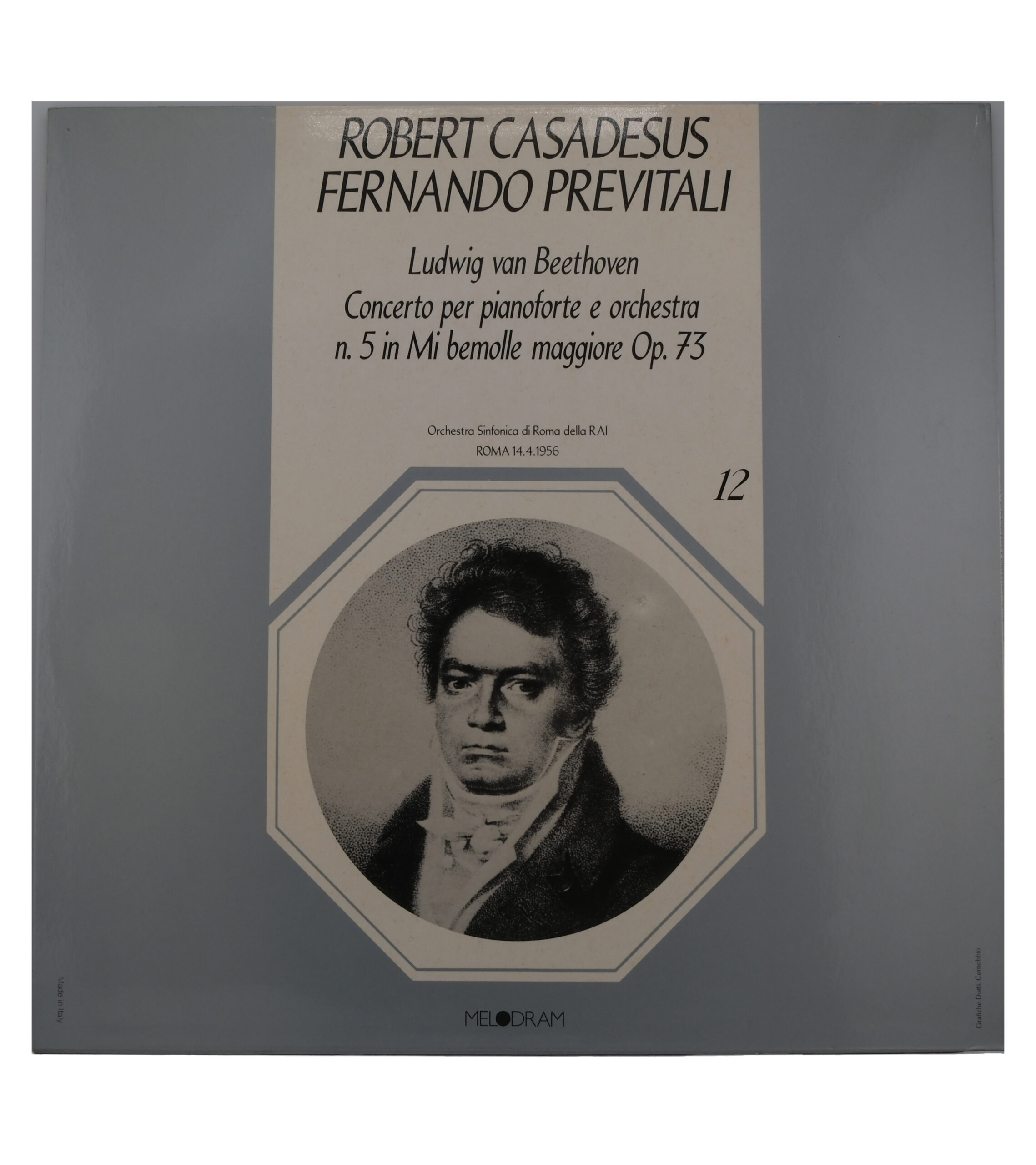 Beethoven par Previtali 1981 Melodram (Mono)