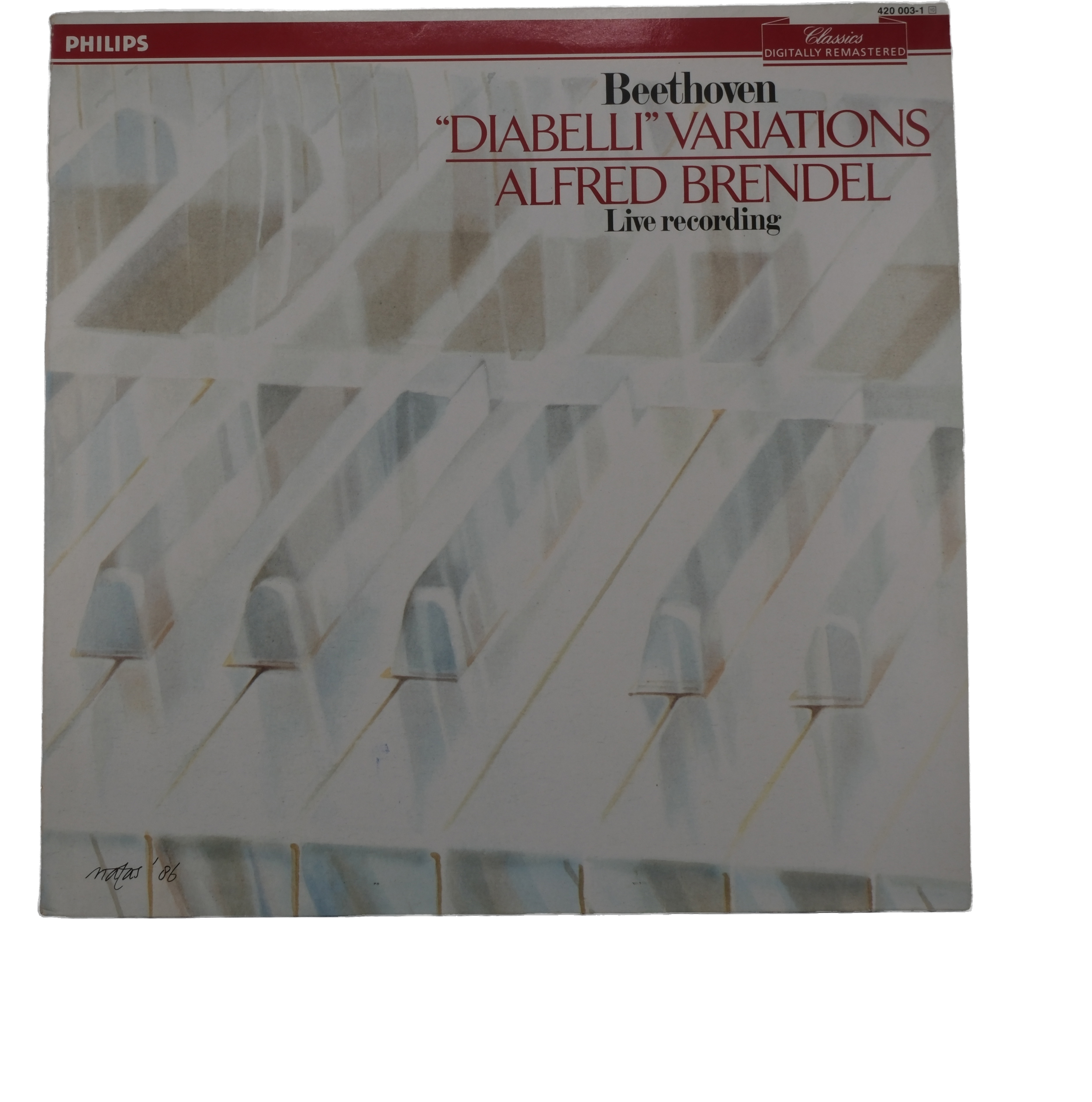 Beethoven Variations Diabelli Alfred Brendel 1986 Philips