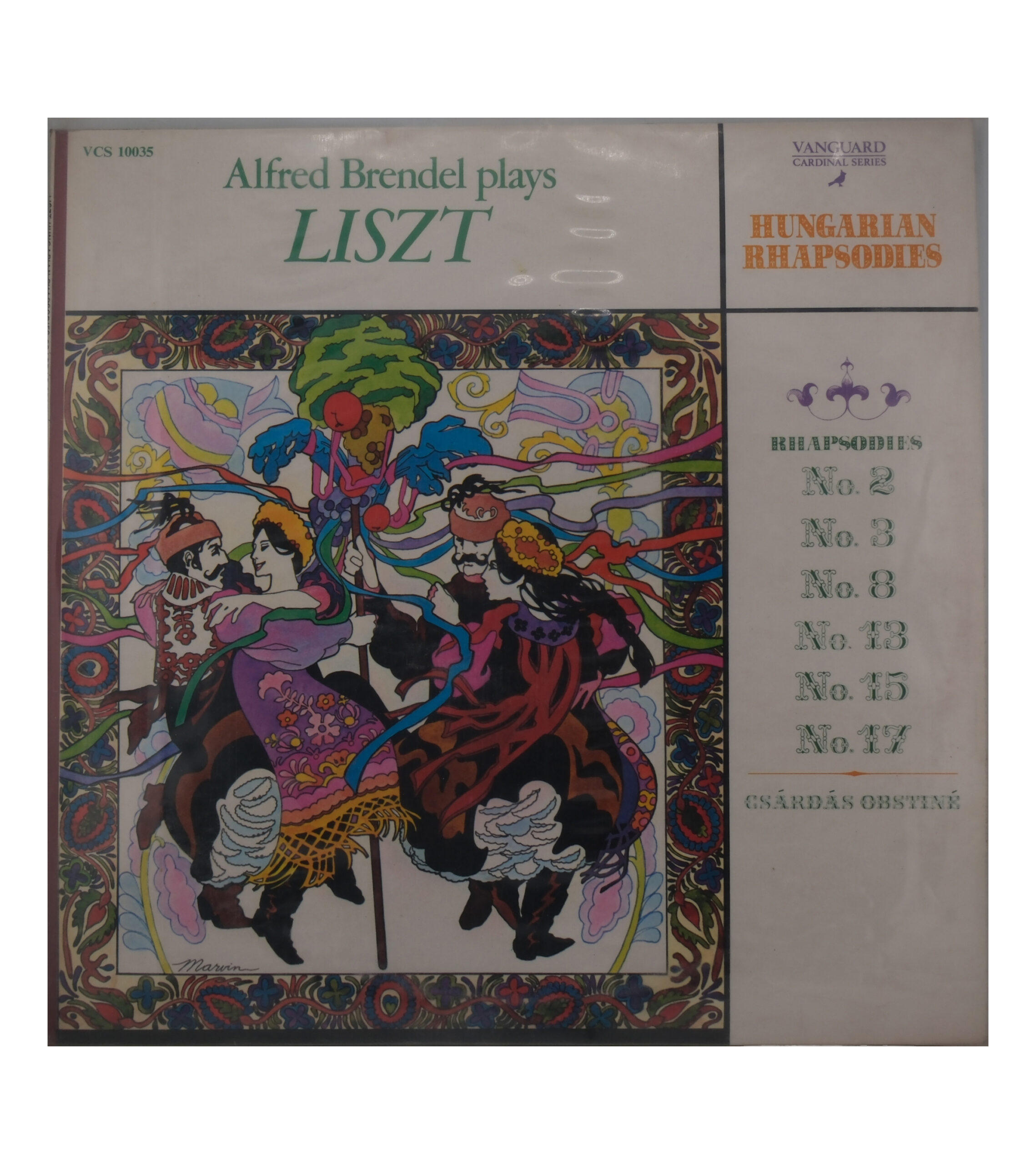 LISZT par Alfred Brendel - Rhapsodies Hongroises - 1972 Vanguard