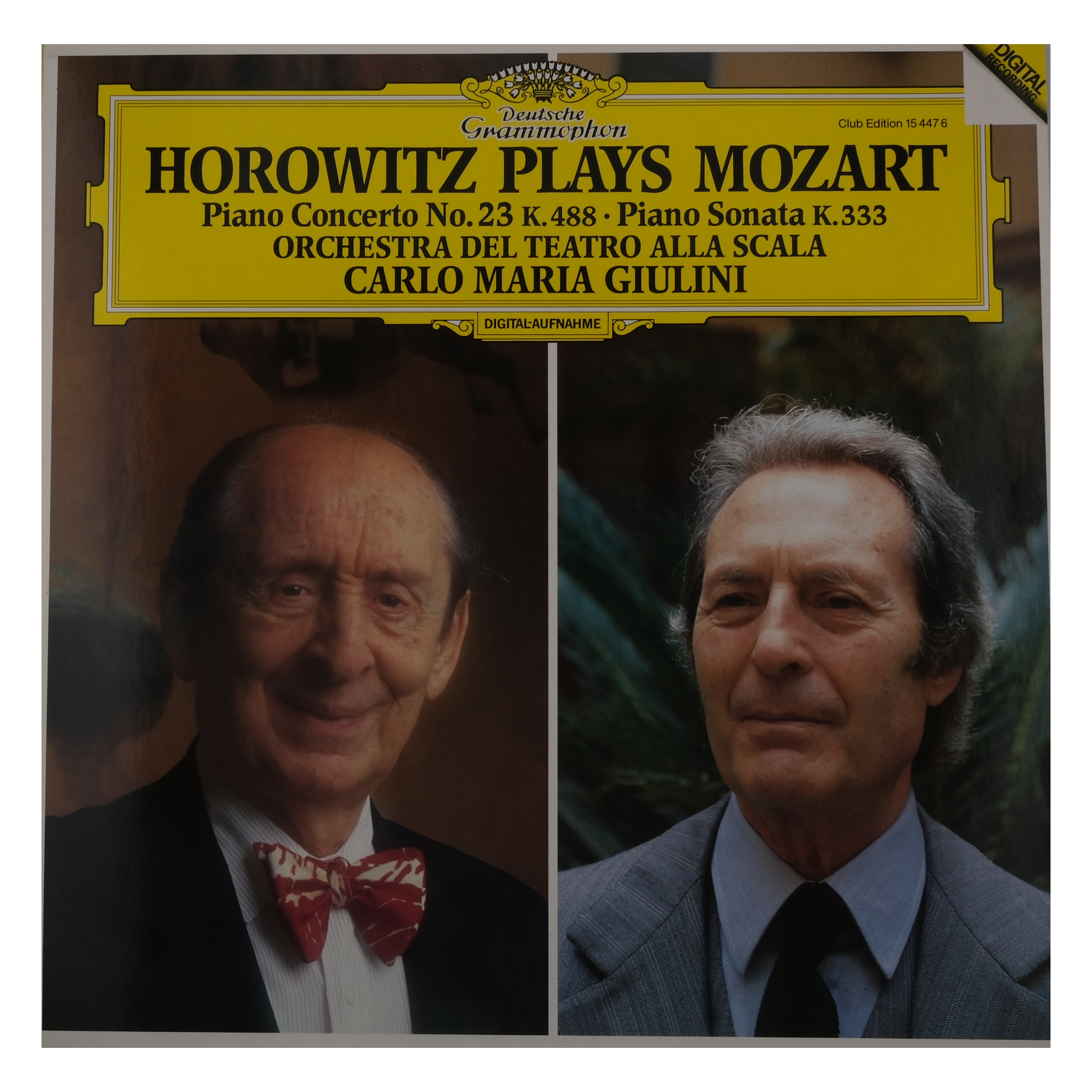 Mozart, Giulini, Concerto Piano No. 23 & Sonate K 333, 1987