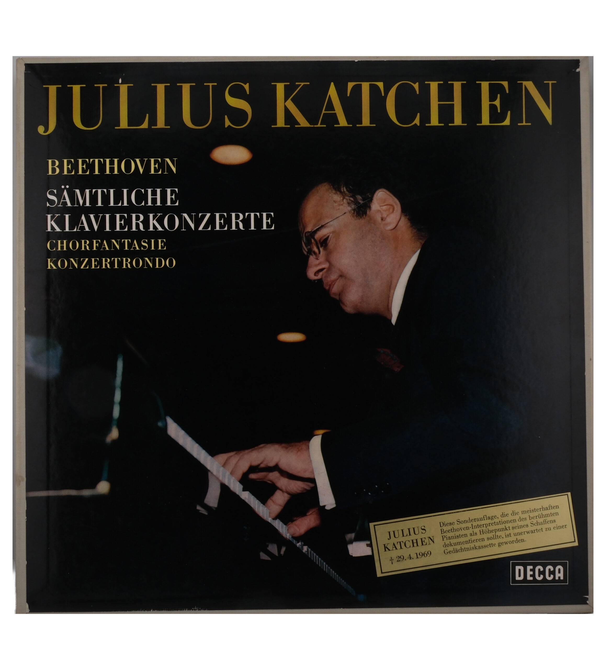 Beethoven/Julius Katchen - Concertos pour Piano (Stéréo)