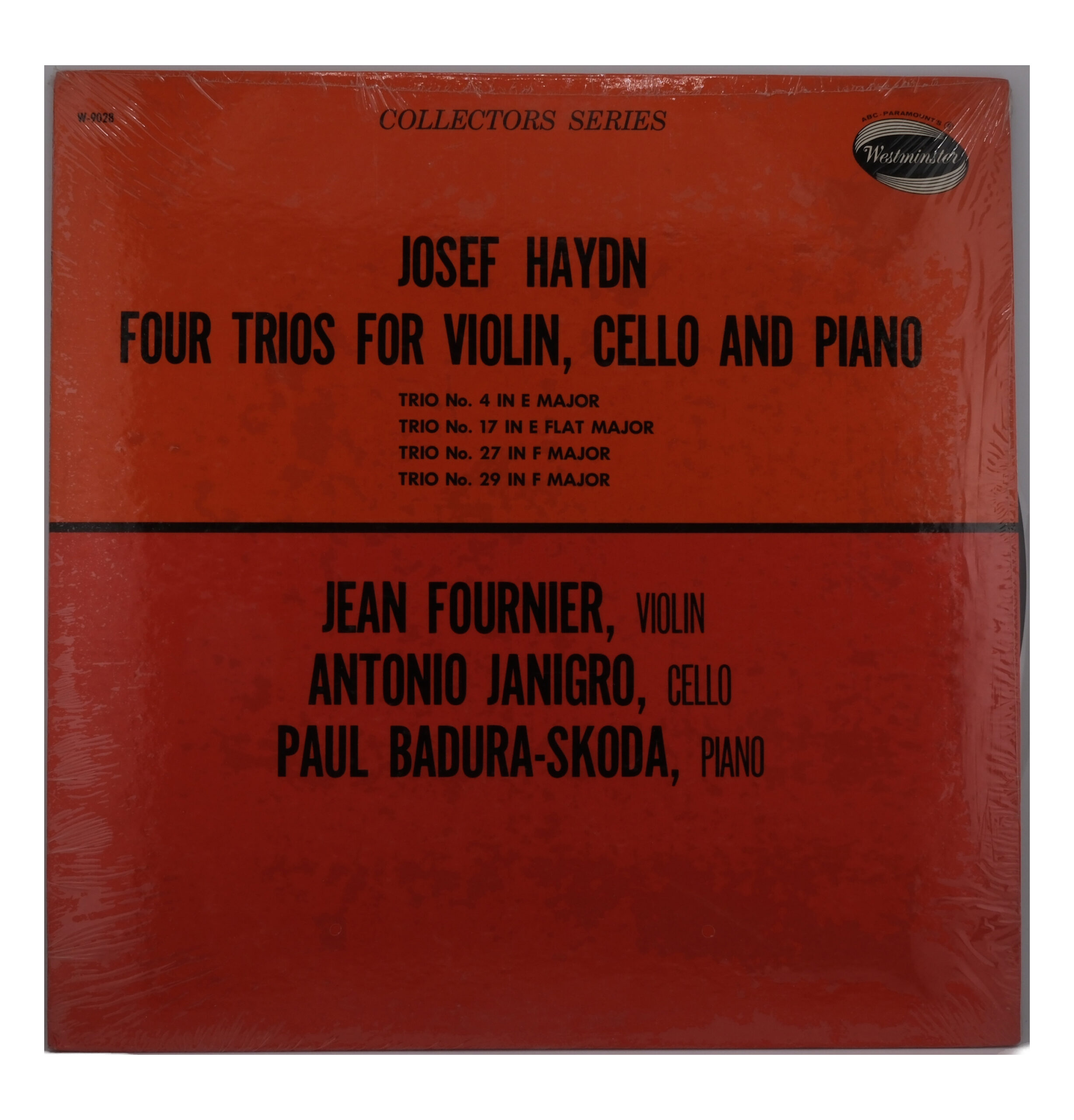 Haydn Trio Nos. 27, 4, 17 & 29 Westminster Mono
