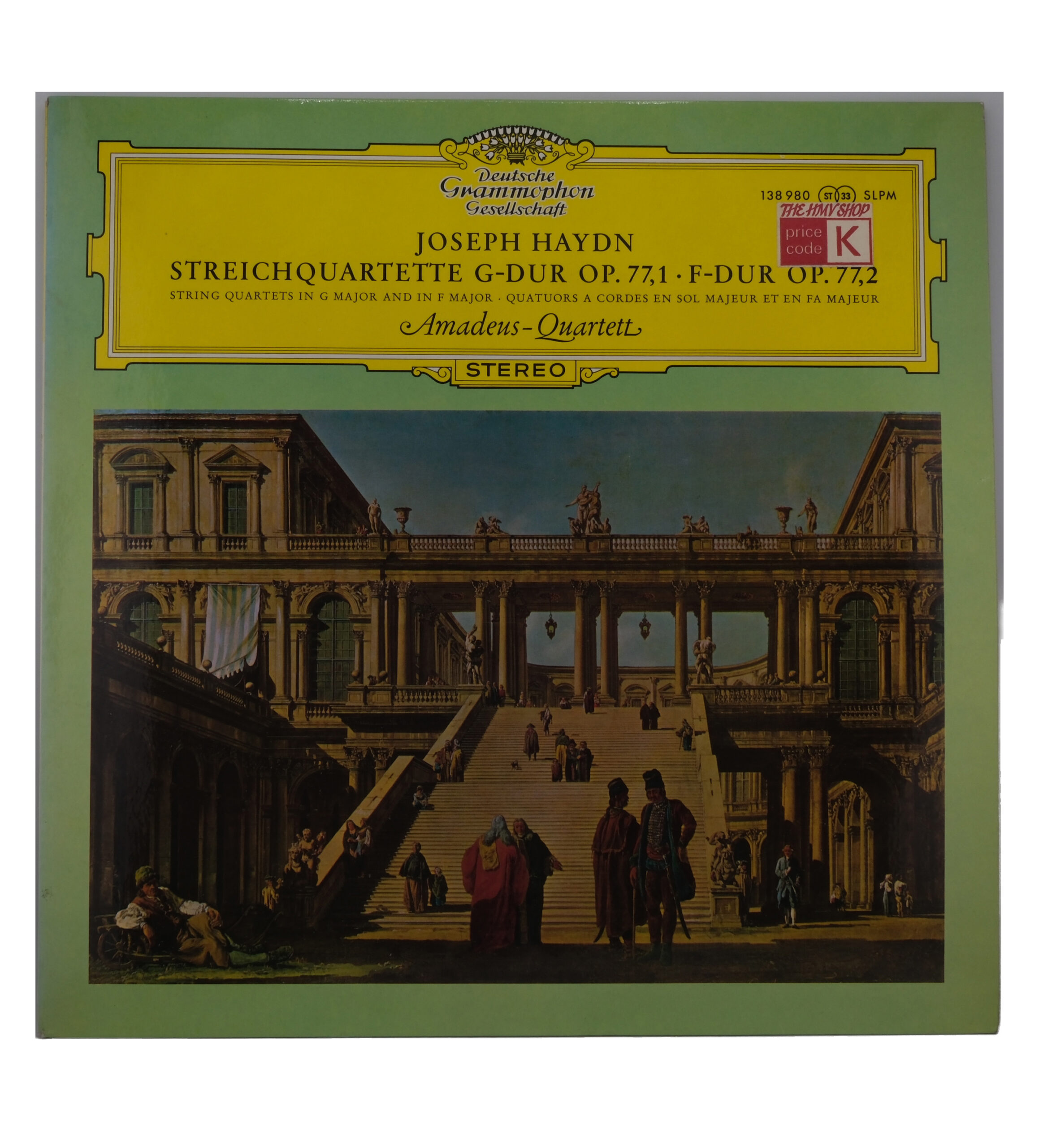 Haydn, Amadeus Quartett, Quatuors Op. 77, 1966, Stereo