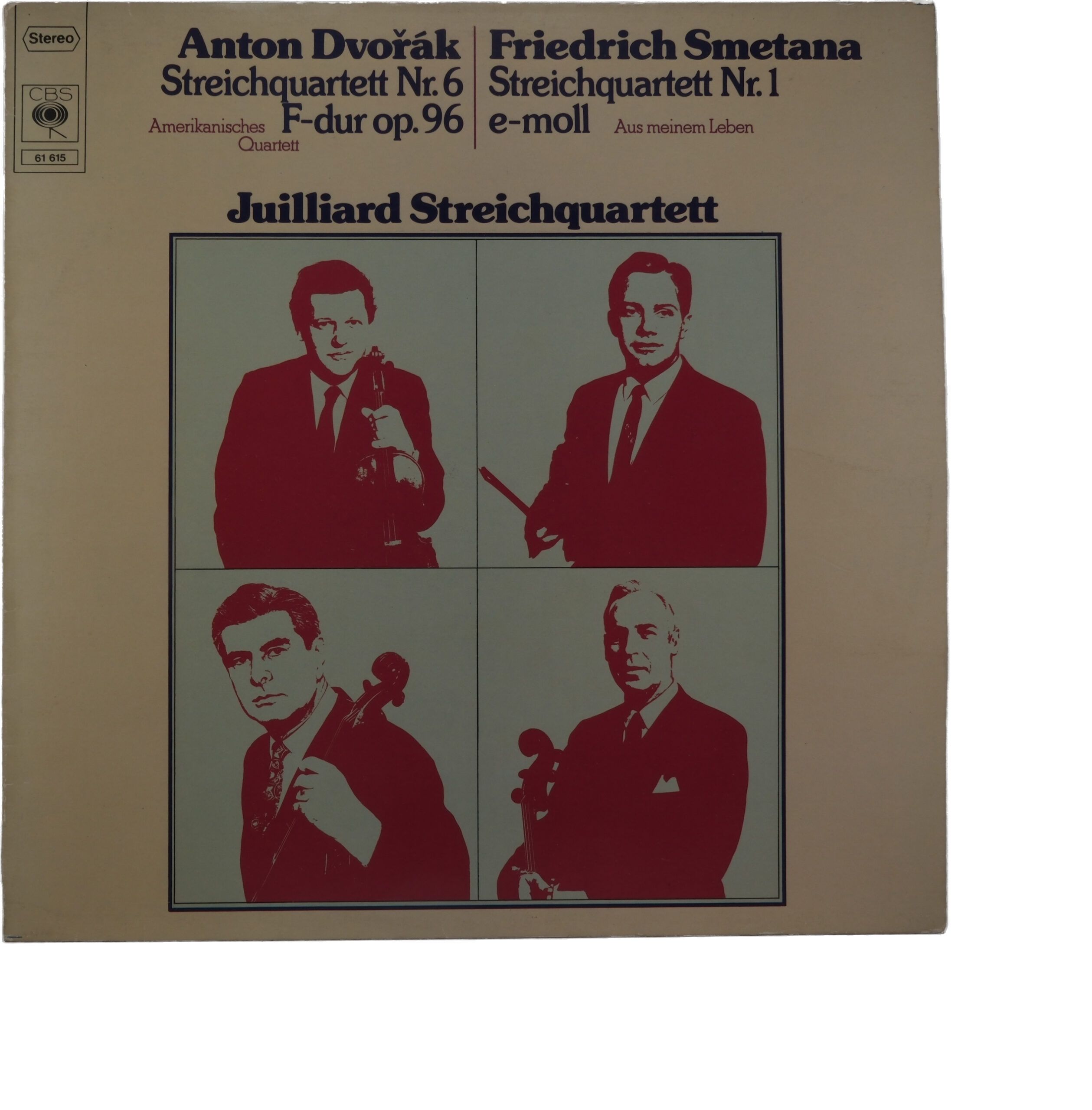 Dvorak Smetana - Juilliard Streichquartett - Quatuors 1975