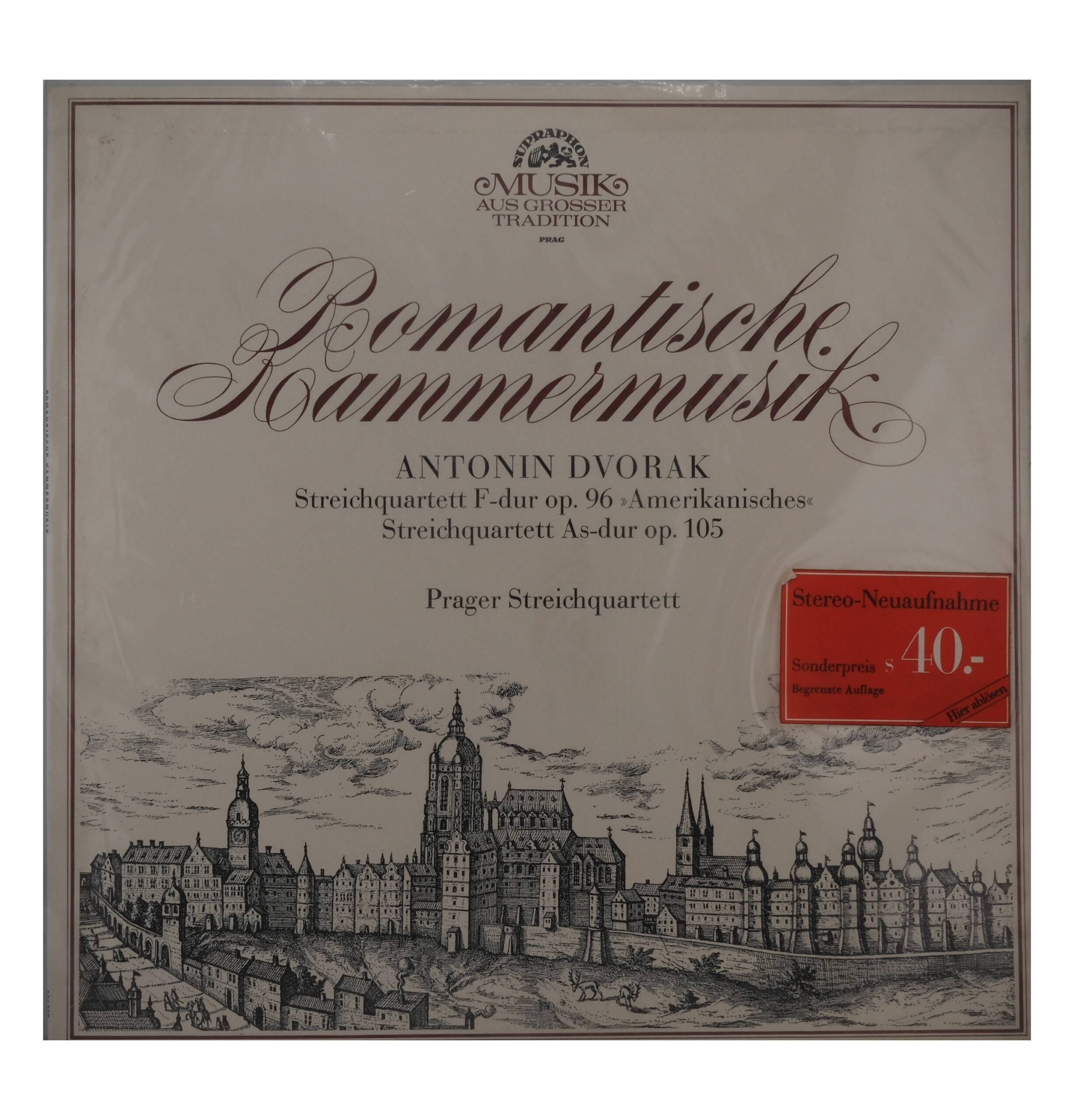 Dvorak, Prager Streichquartett - Quatuor Américain, 1967