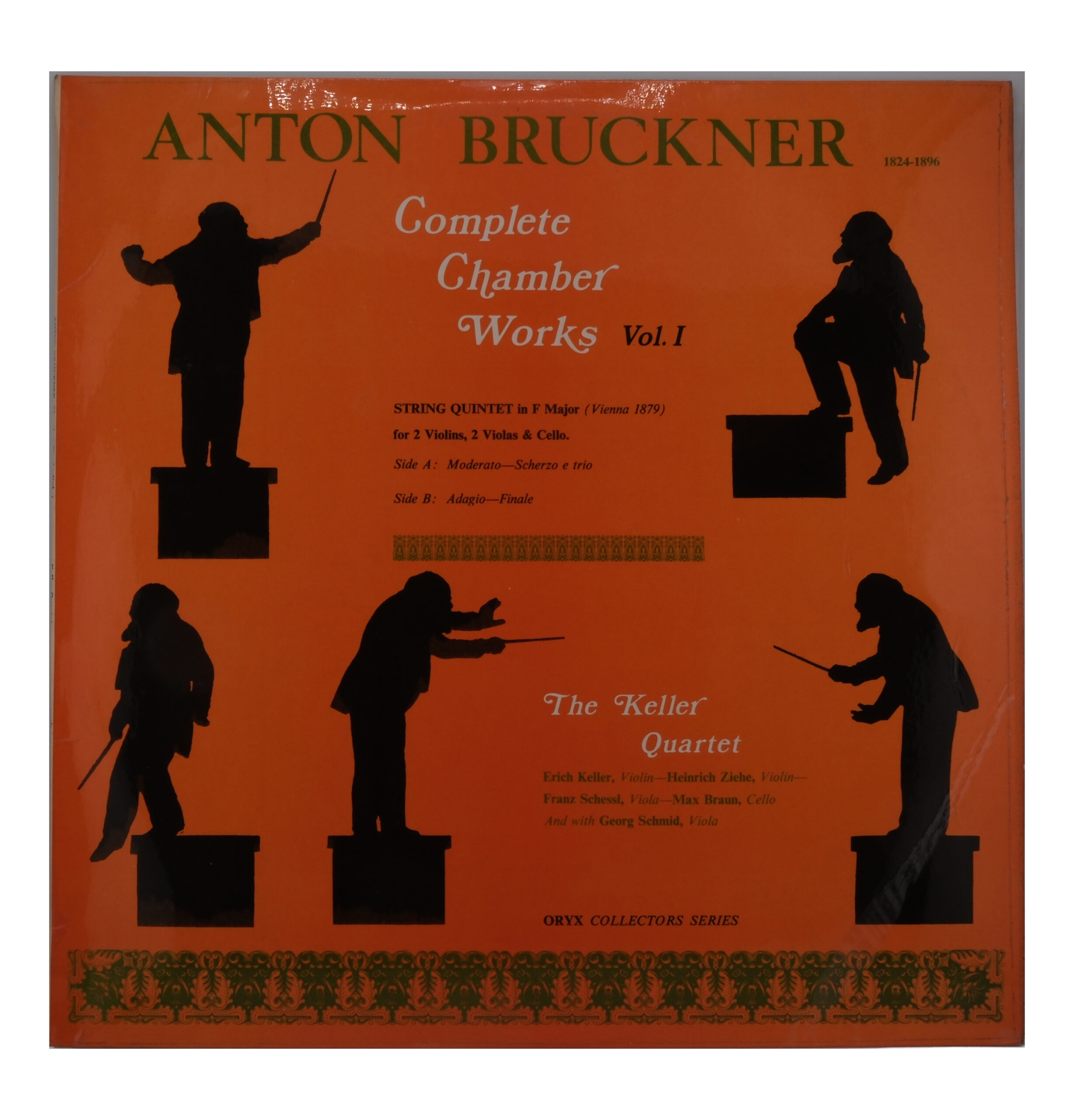 Bruckner Keller The Keller Quartet Quintette à Cordes 1974