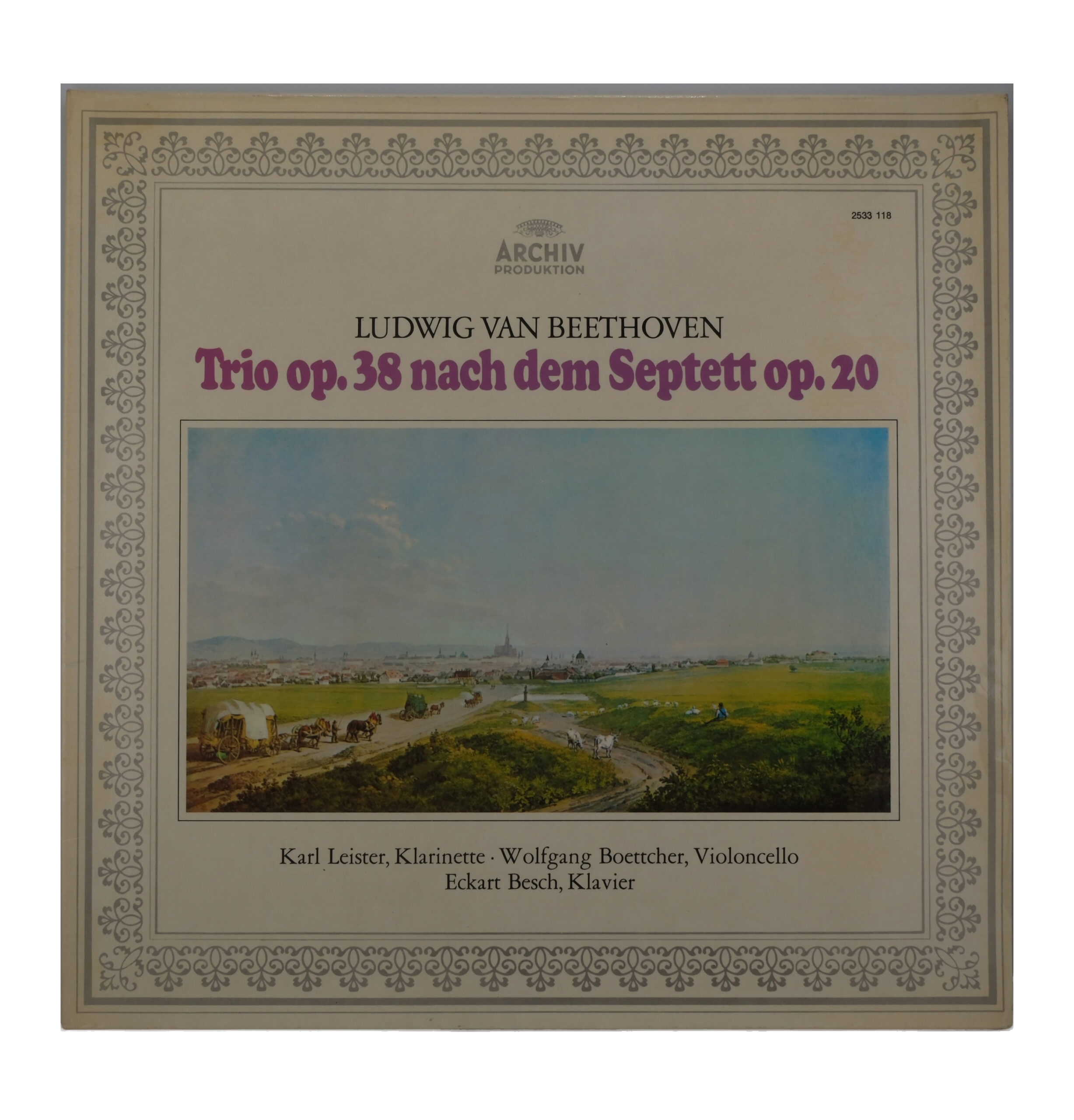 Beethoven · Leister, Boettcher, Besch · Trio op.38 · 1972