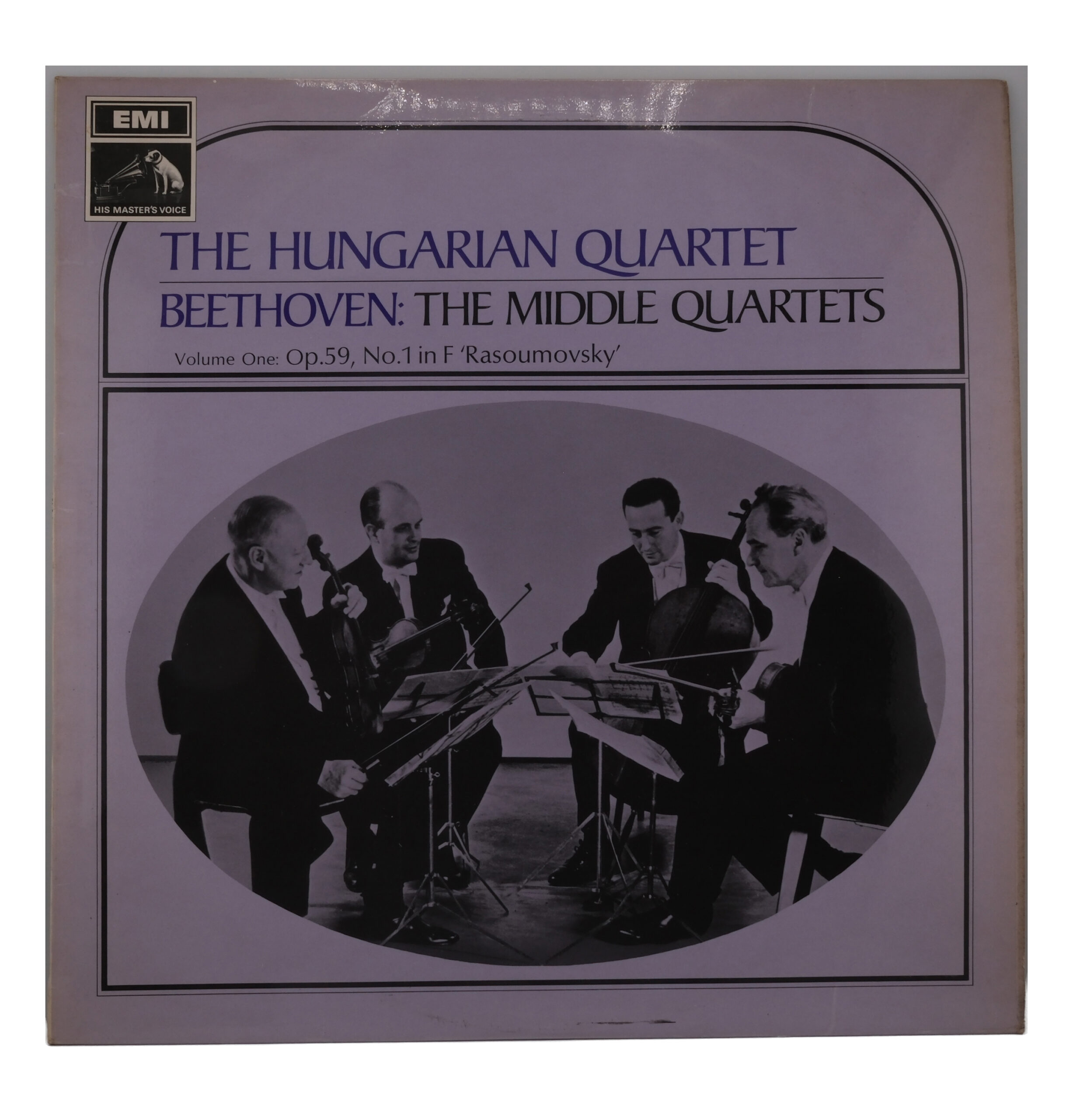 Beethoven: Quatuor Rasoumovsky Op. 59 No.1 1966 Quartett Hongrois