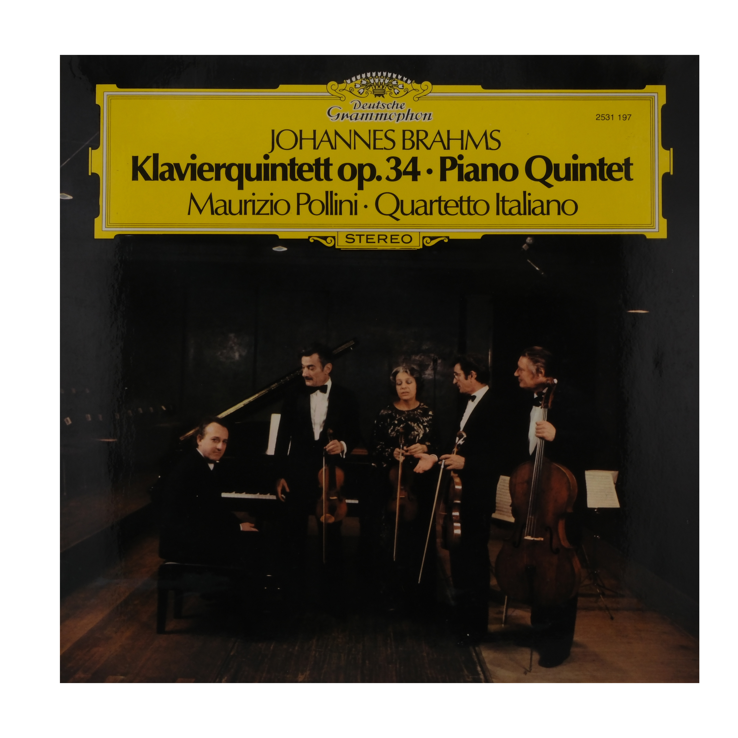 Brahms Quartetto Italiano Quintette Piano Op.34 1980