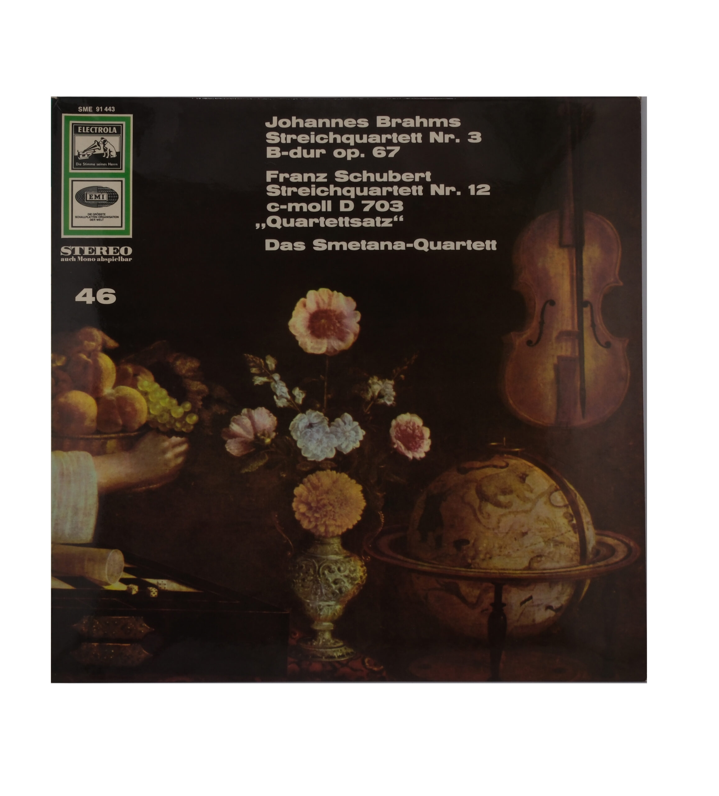 Brahms Schubert Quartets Das Smetana Quartett Stéréo EMI