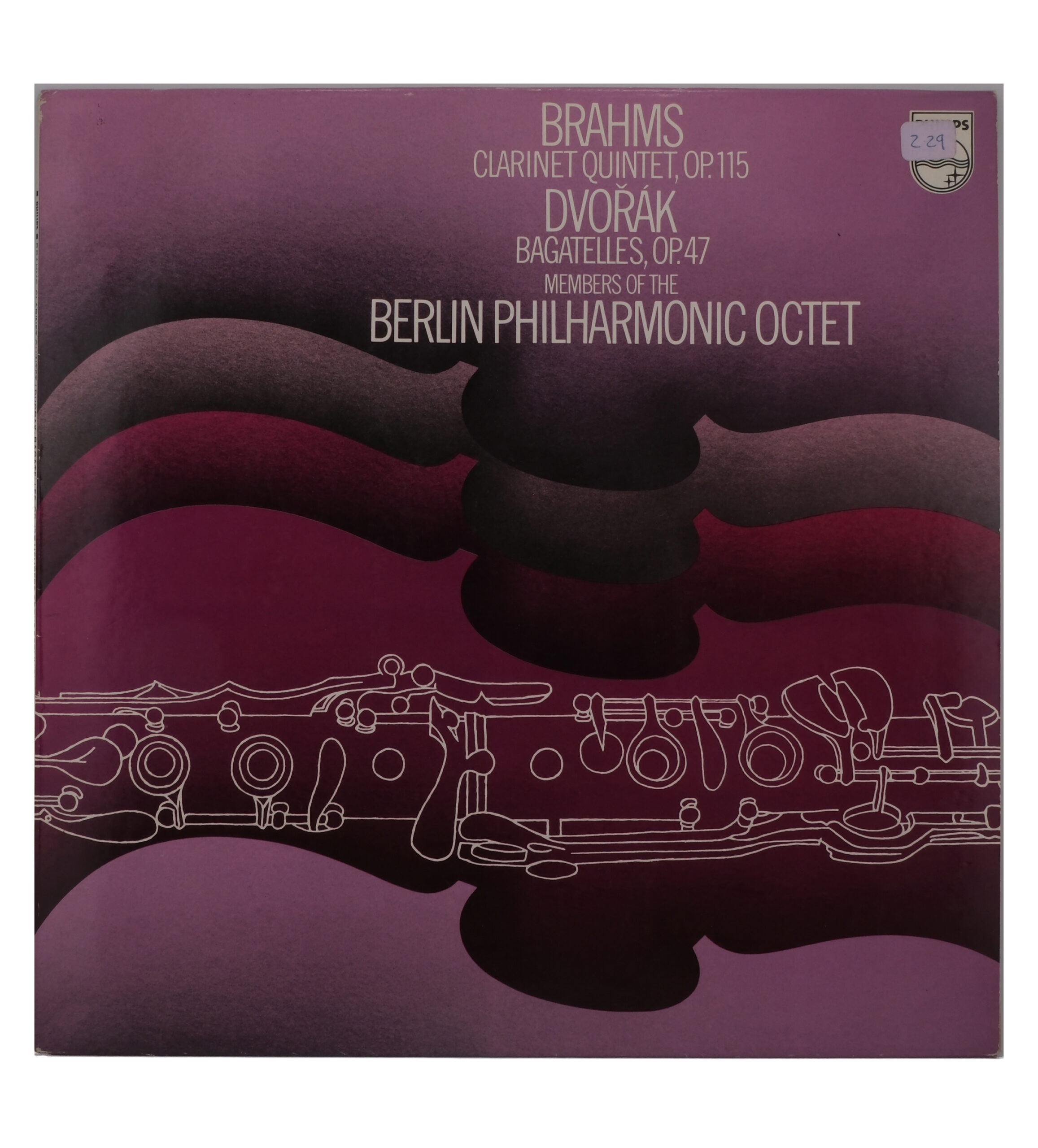 Brahms Dvořák Quintet Op.115 Bagatelles Op.47 Philips 1972