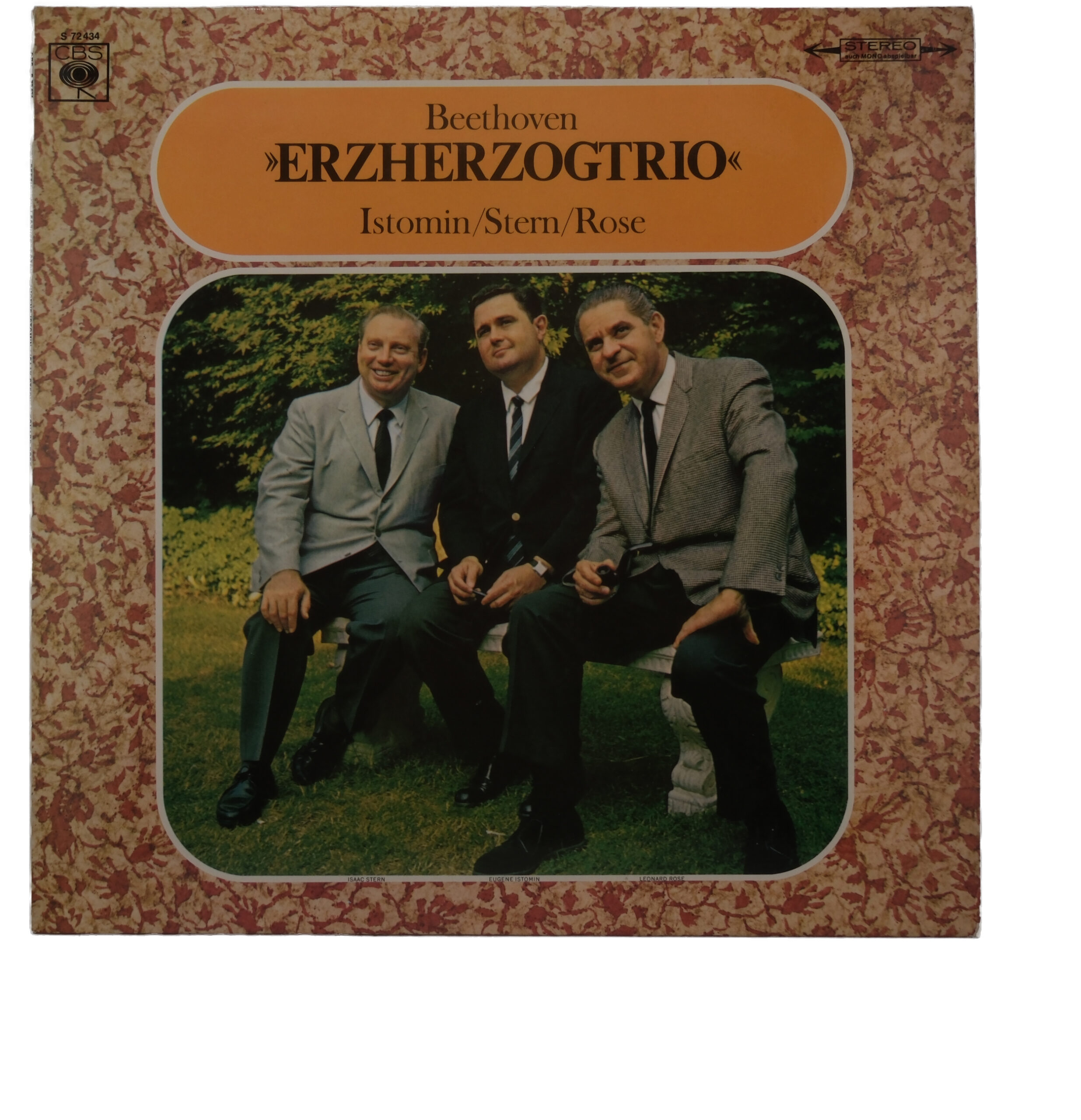 Beethoven Istomin Stern Rose Trio Archiduc 1966 CBS Stéréo