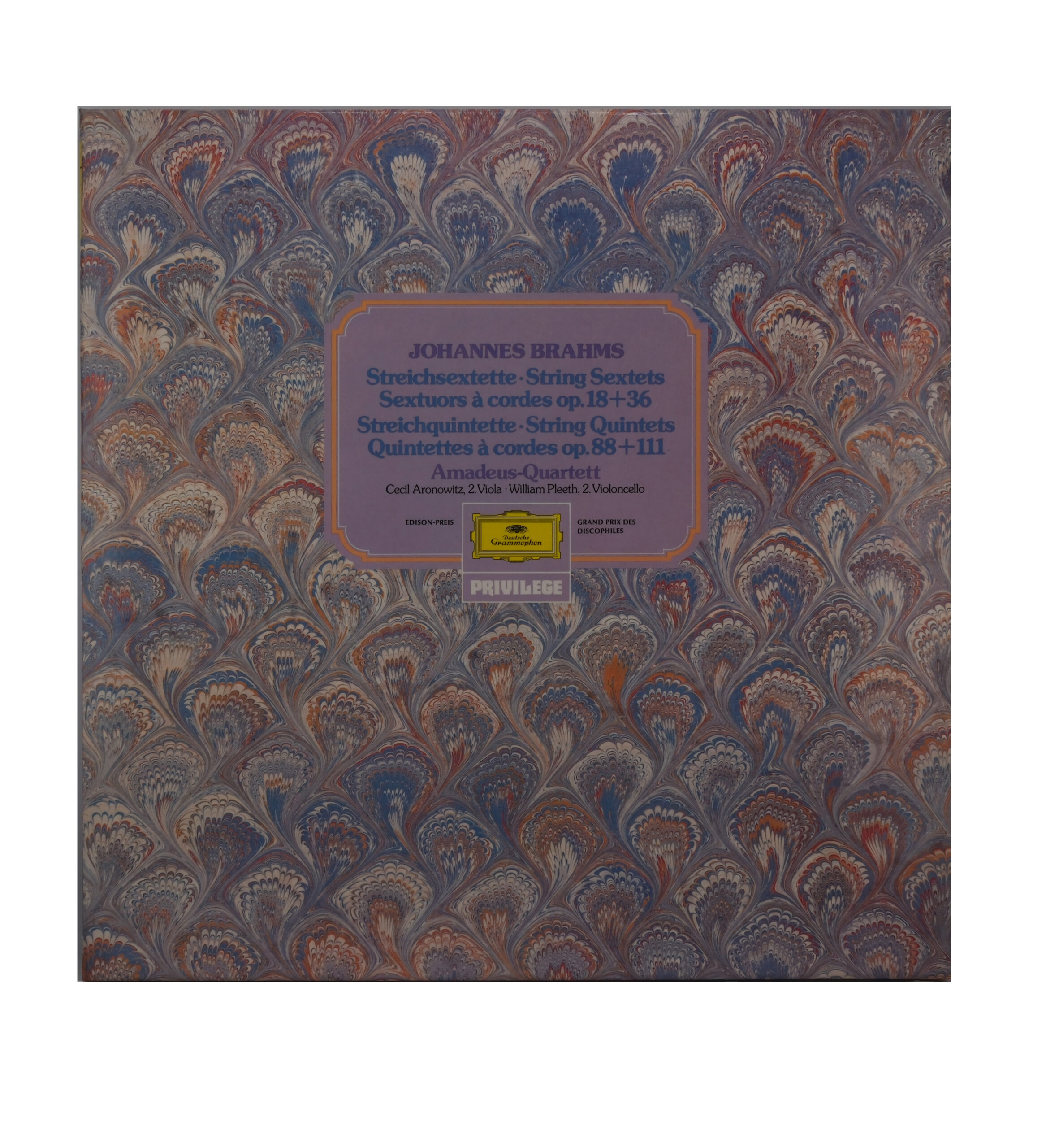 Brahms: Sextuors et Quintettes à Cordes - Amadeus Quartett