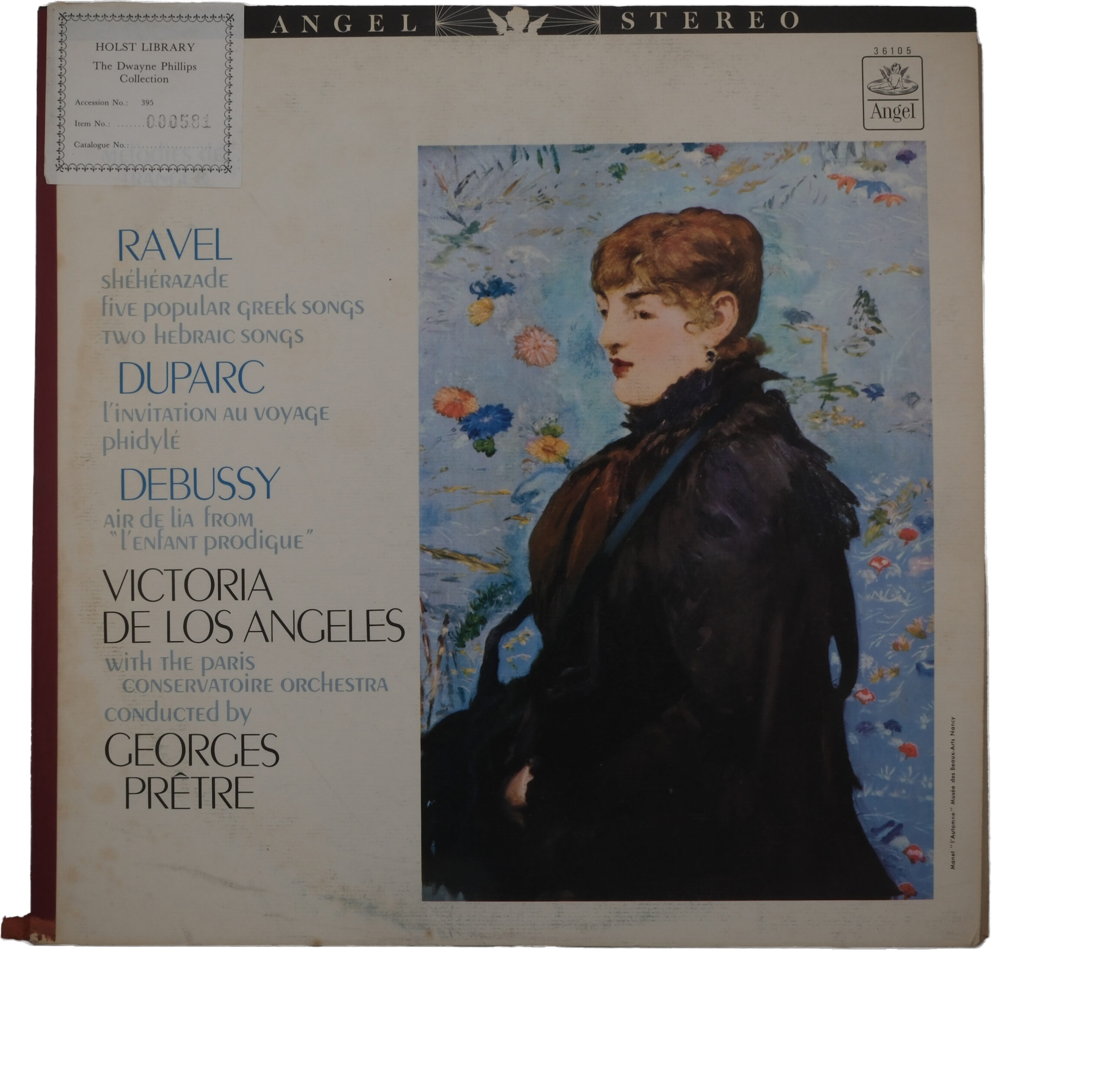 Ravel Duparc Debussy: Victoria De Los Angeles - 1963