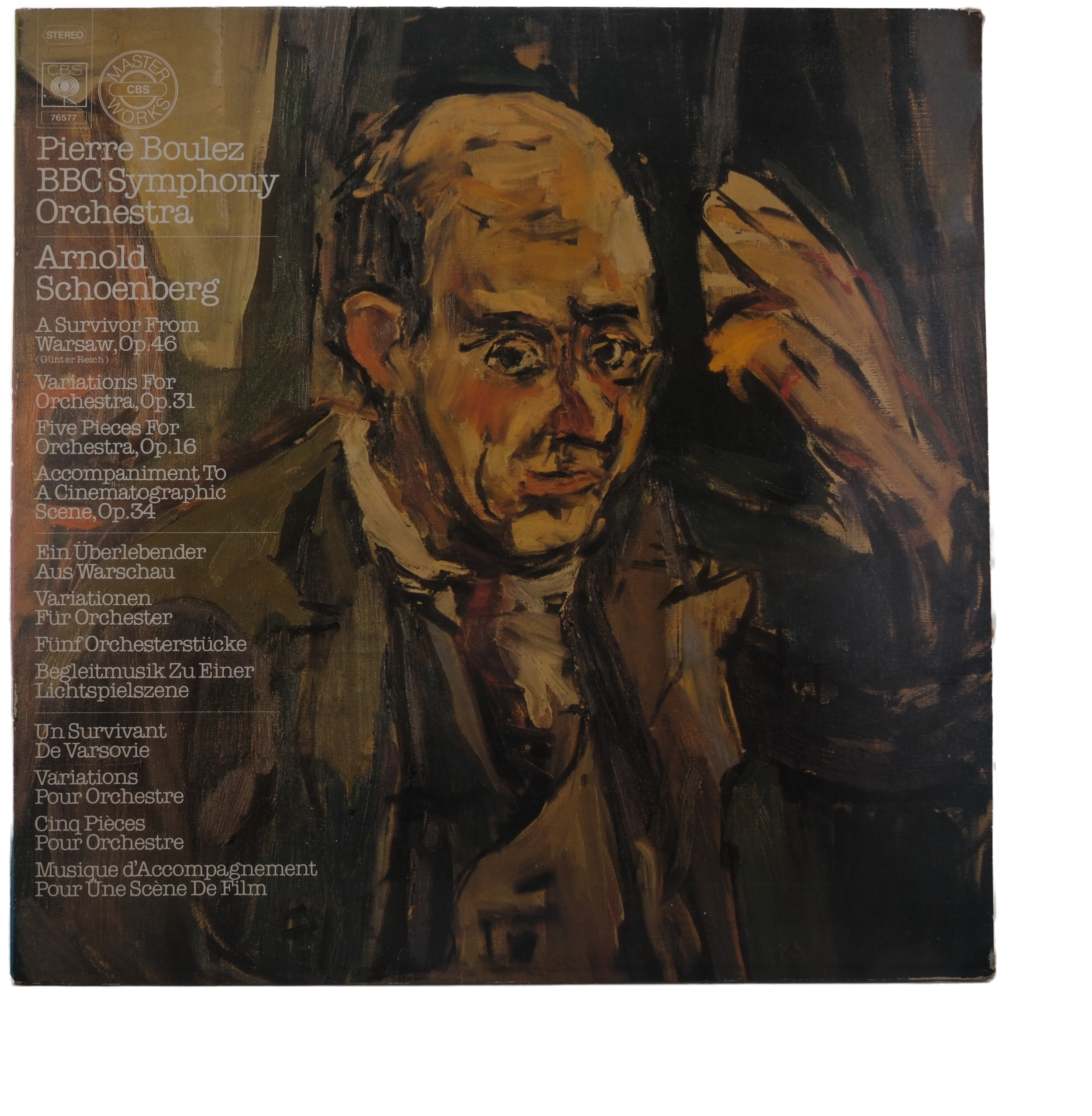 Schoenberg: A Survivor From Warsaw 1978 Pierre Boulez CBS Masterworks