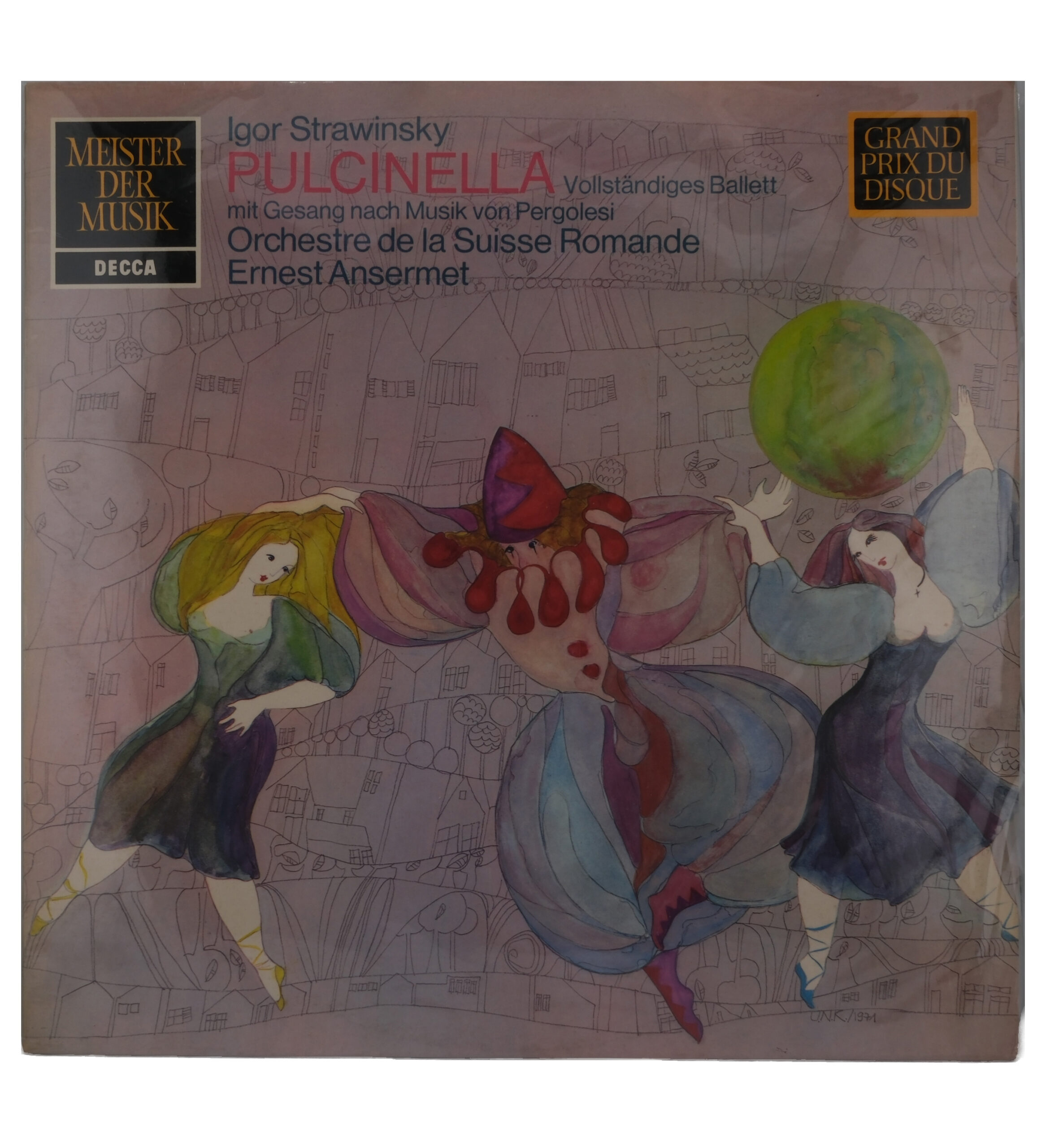Strawinsky Ernest Ansermet Pulcinella Decca 1979